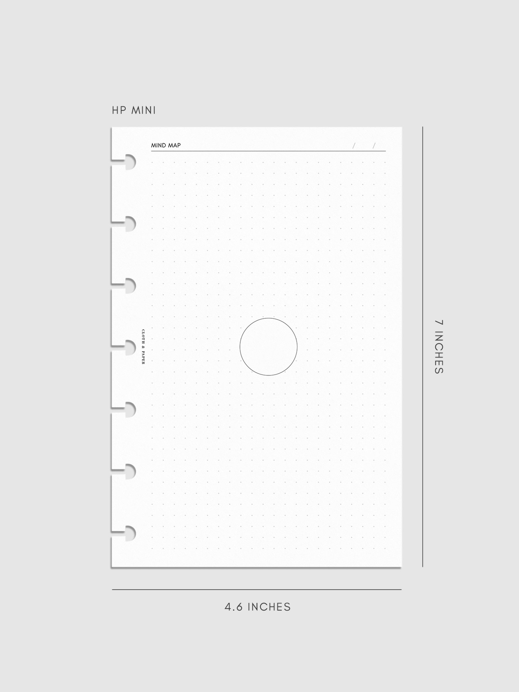 Mockup of insert in HP Mini sizing.