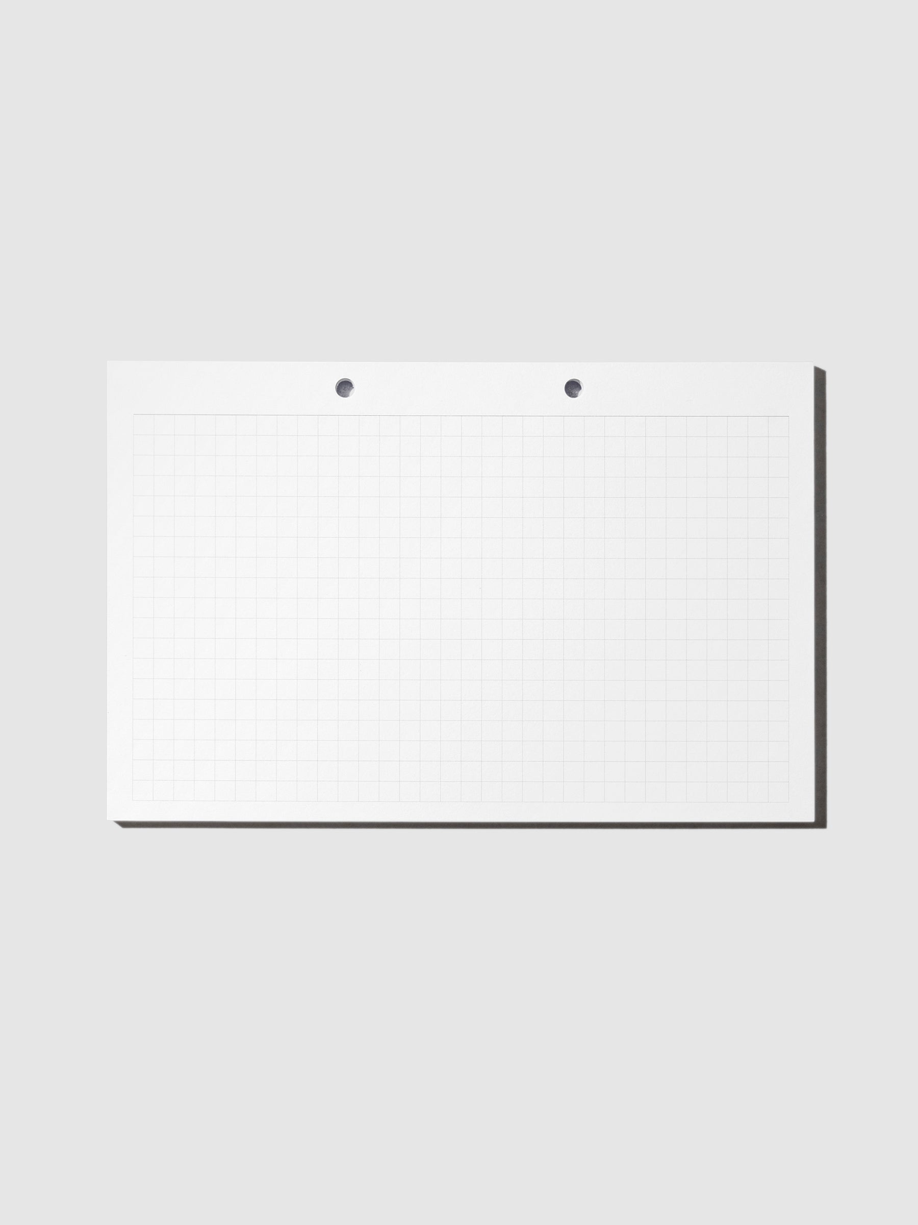 Modern Bound Notepad Insert Refills, graph, resting on a neutral background