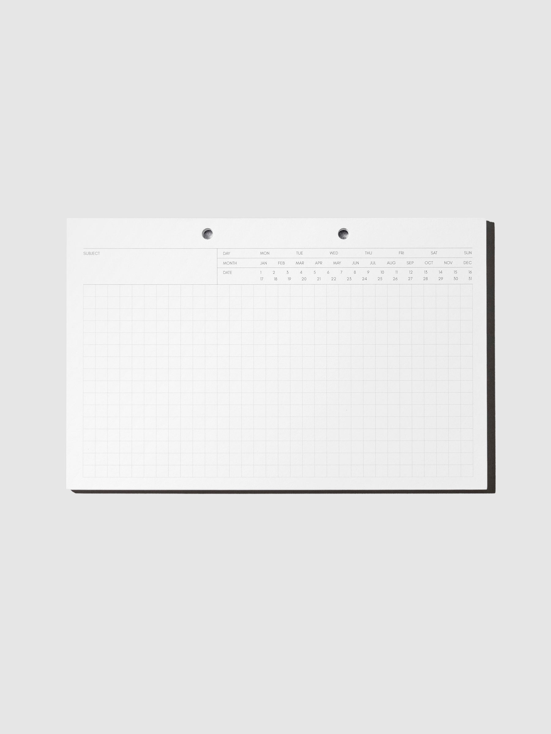 Modern Bound Notepad Insert Refills, executive notes, resting on a light gray background
