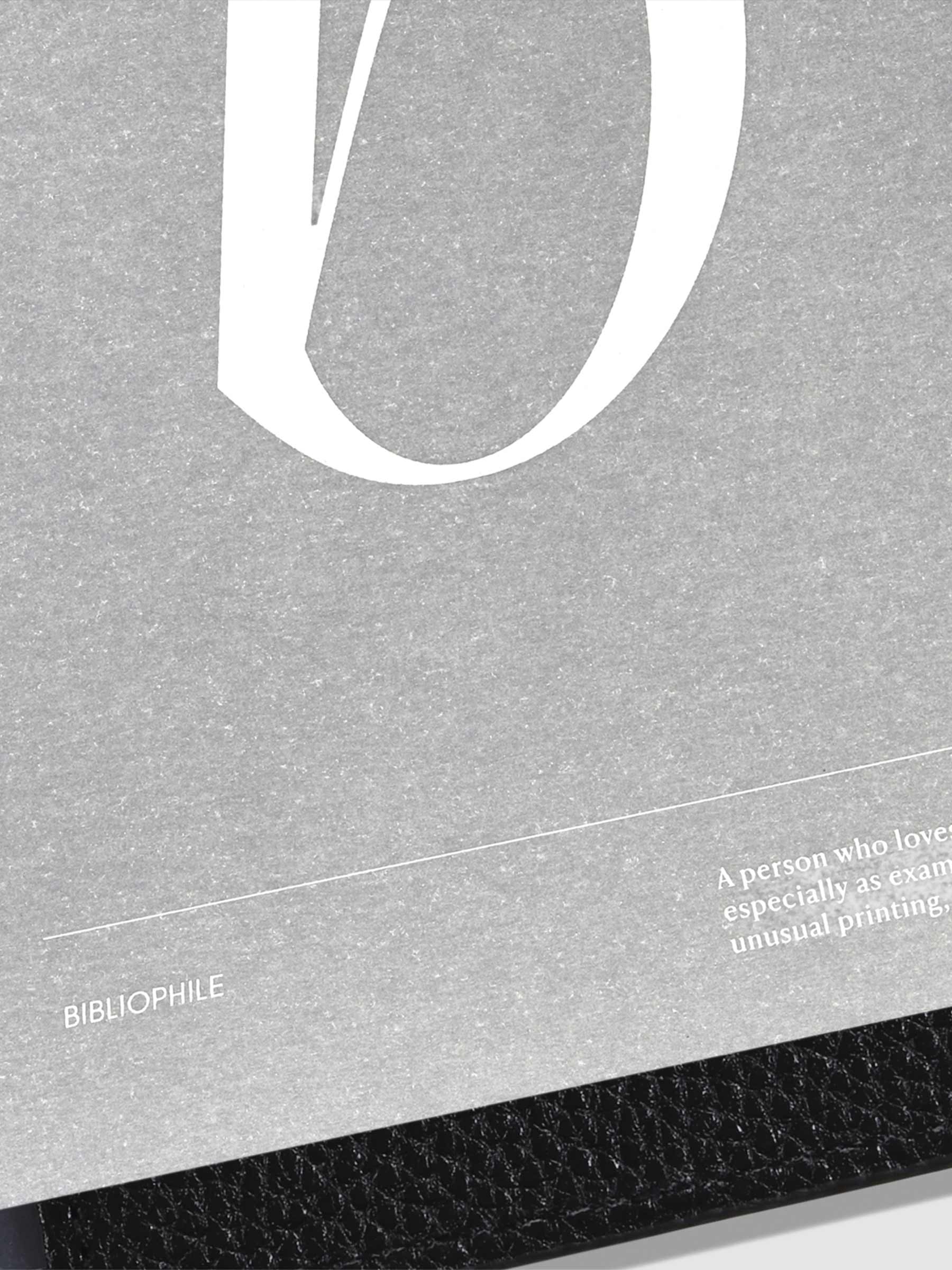 Monogram Vellum Planner Dashboard B in use in a leather planner.