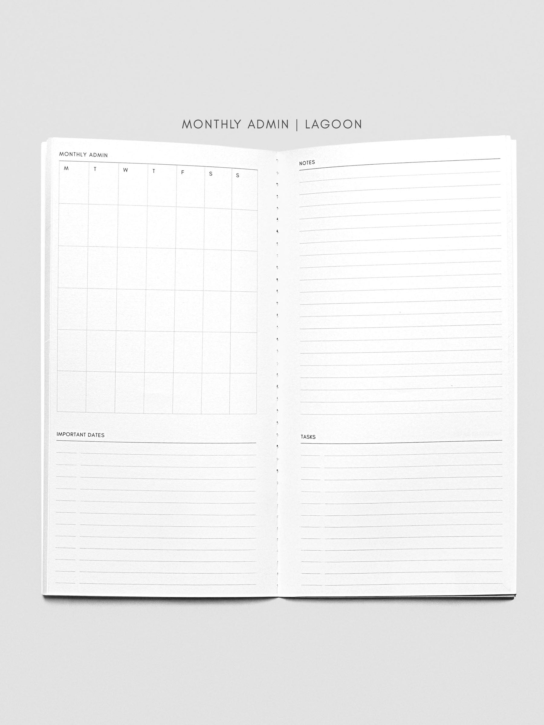 Monthly Admin | Lagoon
