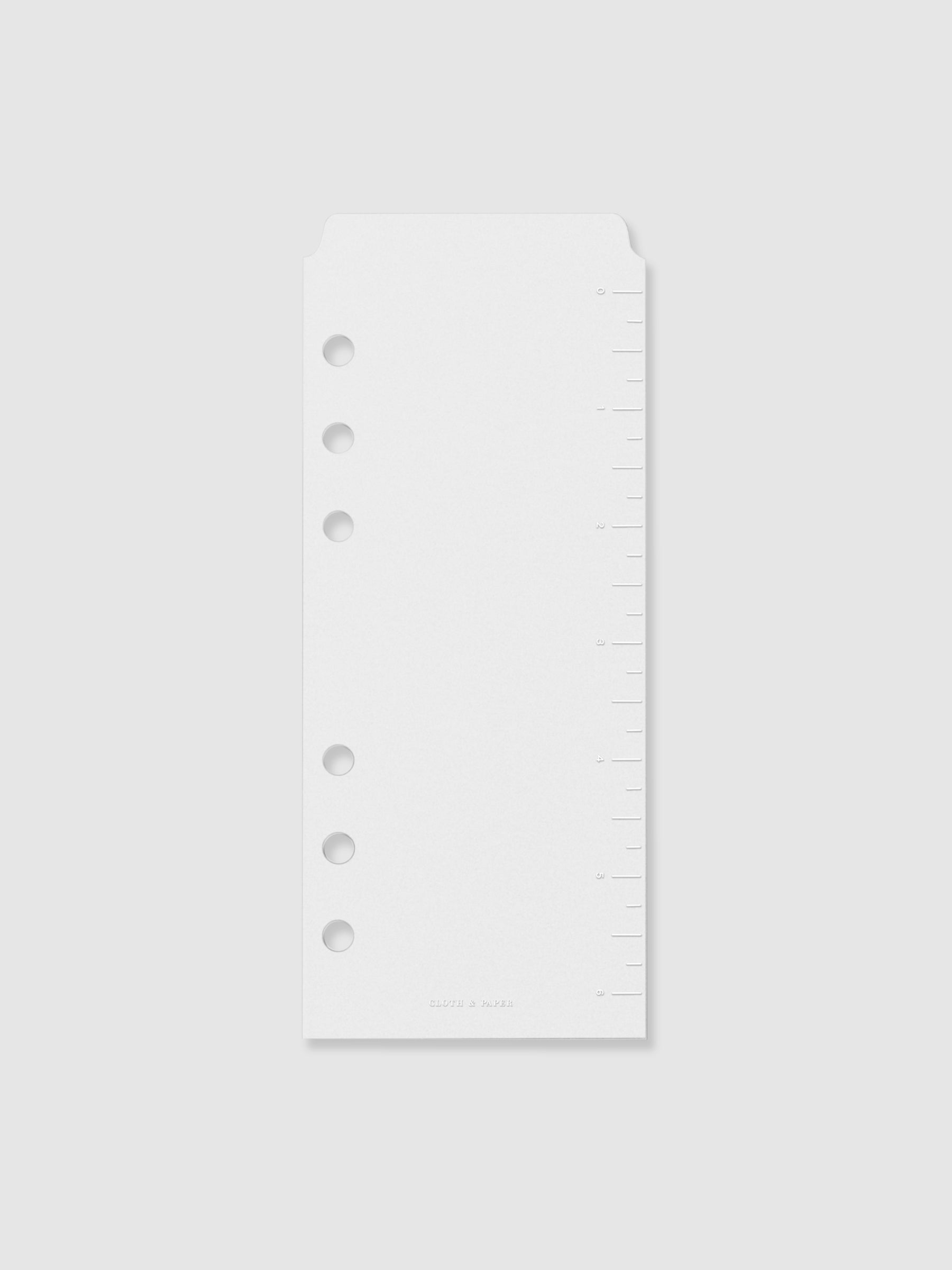 Page marker displayed on a neutral background. Size shown is Personal.