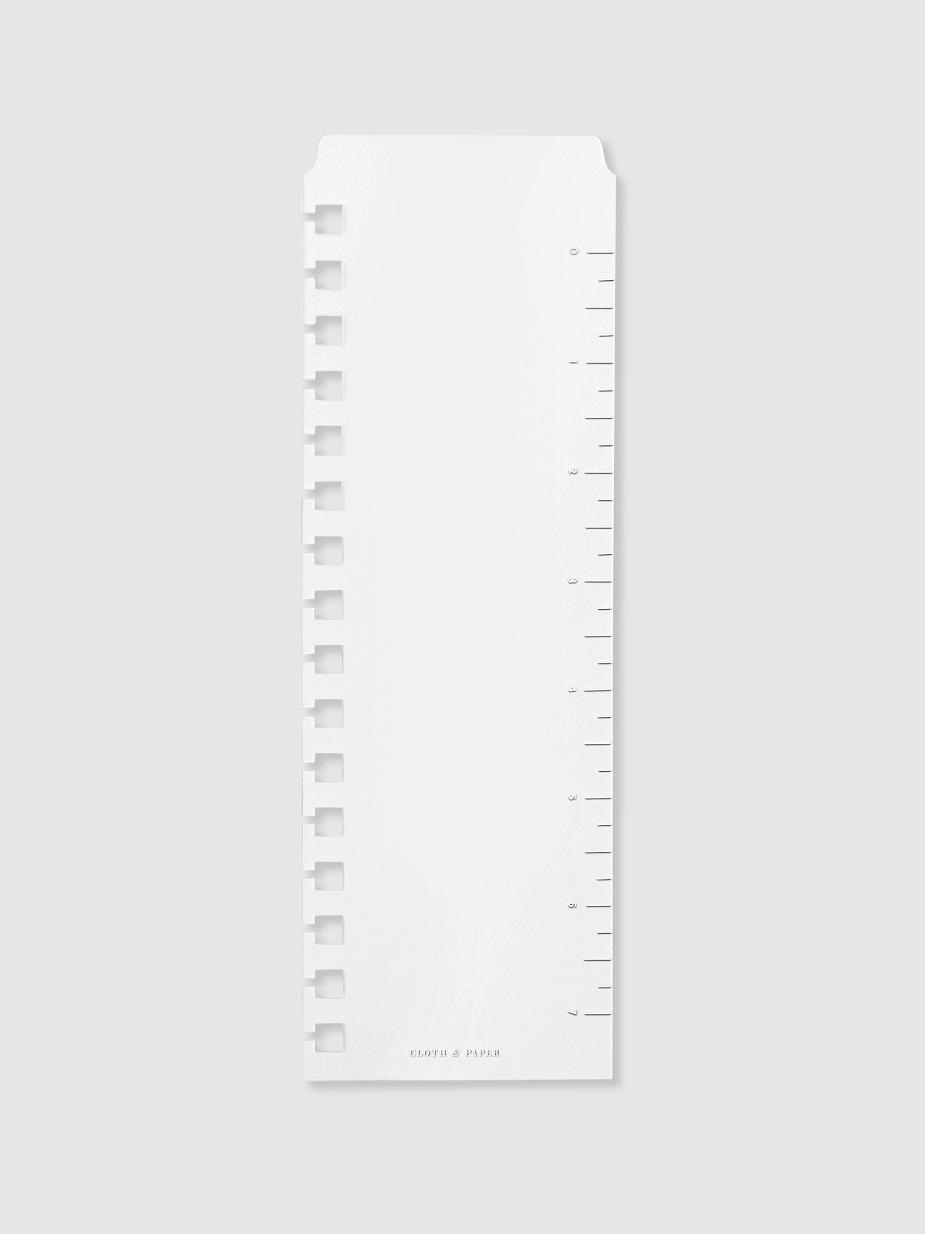 Page marker displayed on a neutral background. Size shown is A5 Spiral.