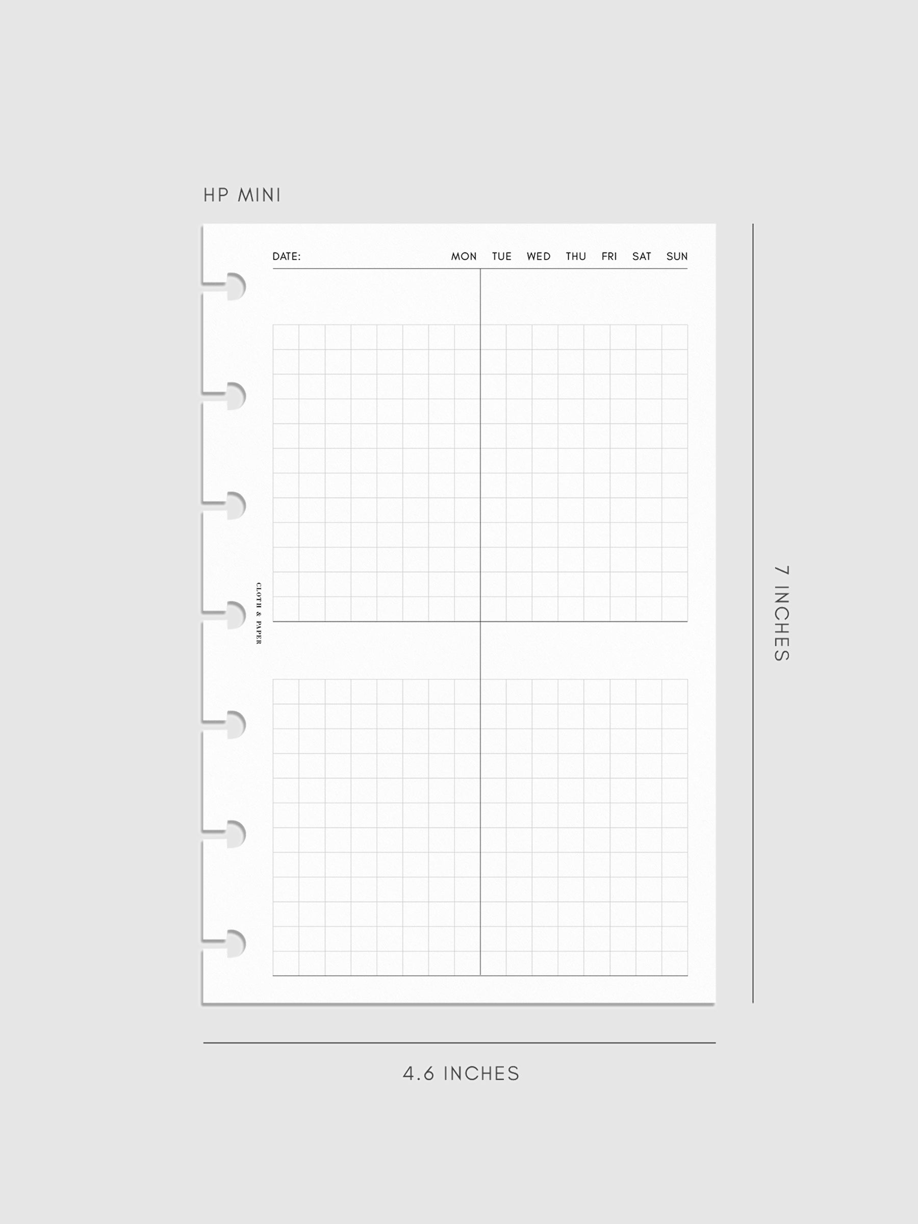 Digital mockup of inserts in HP Mini.