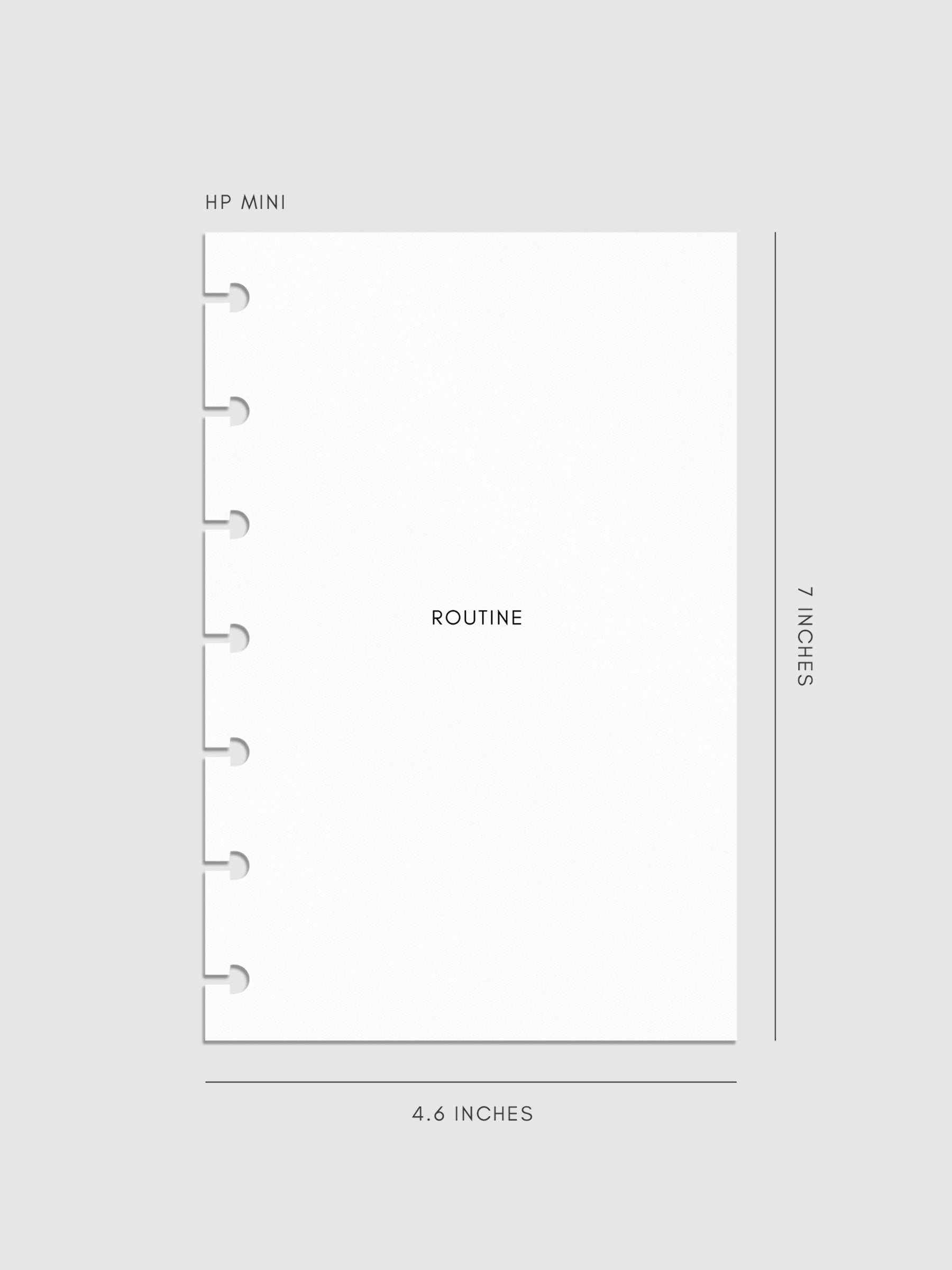 Digital mockup of insert in HP Mini sizing.