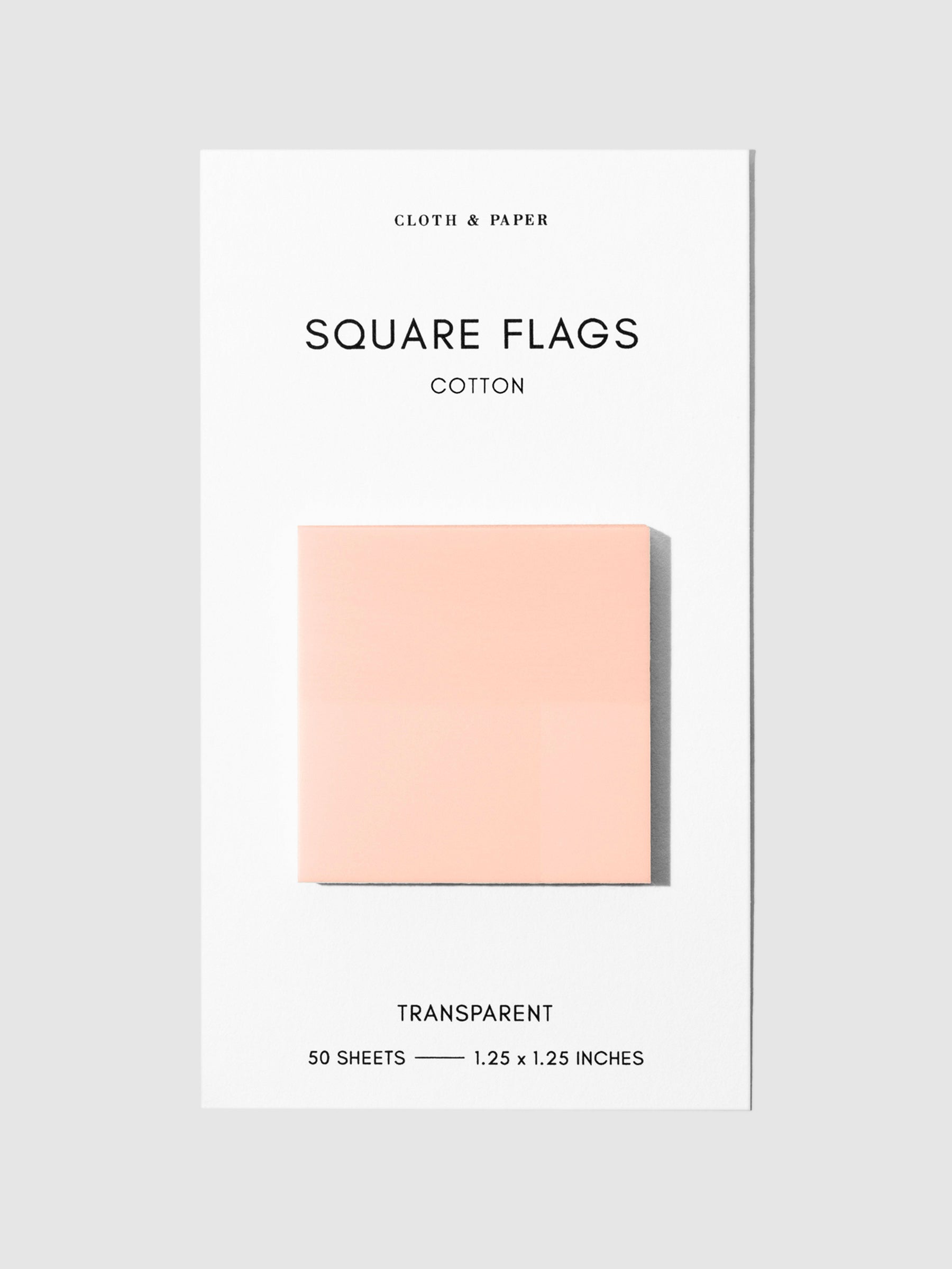 Square Page flag displayed on a neutral background. Color pictured is Cotton.