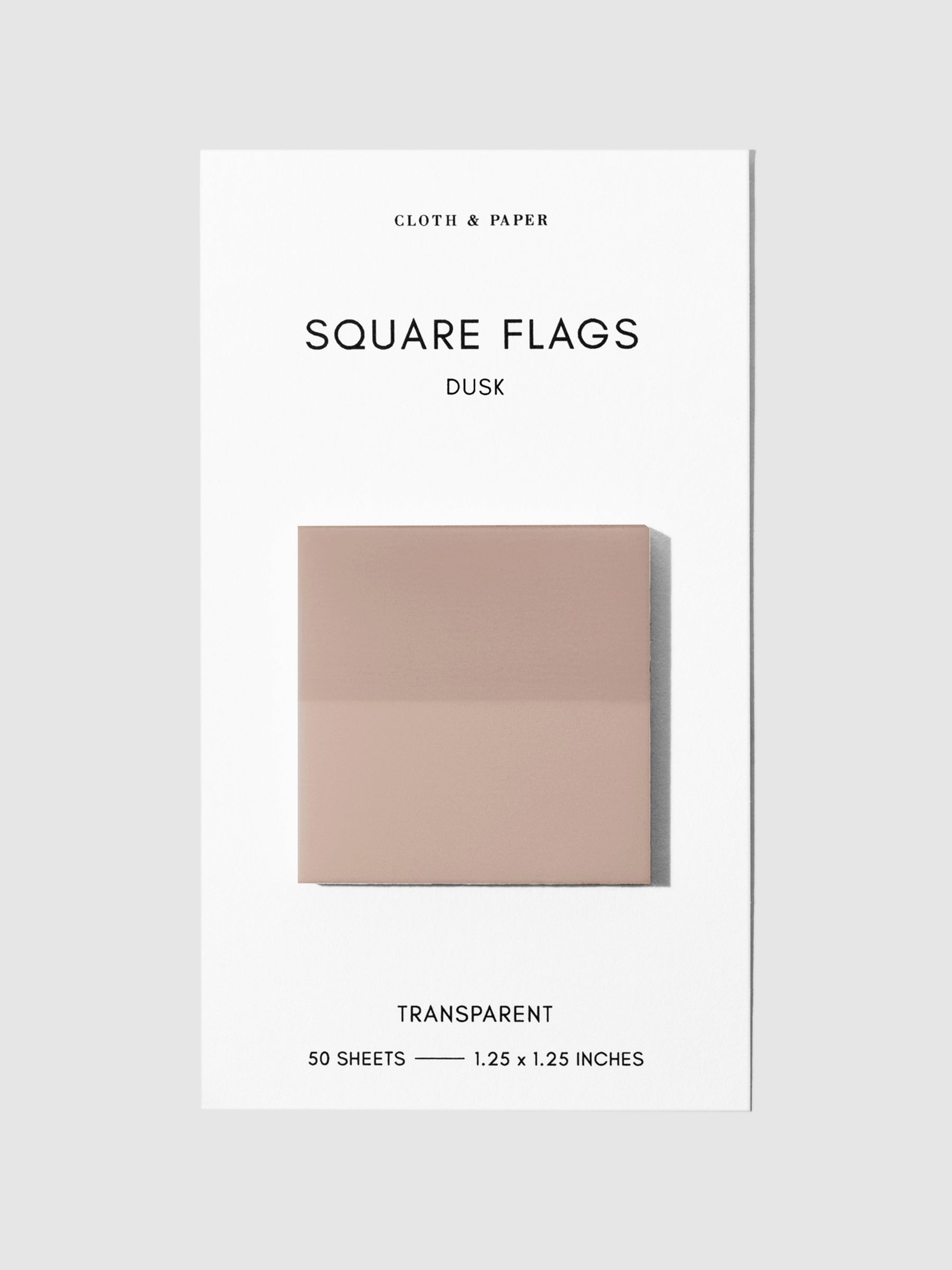 Square Page flag displayed on a neutral background. Color pictured is Dusk.