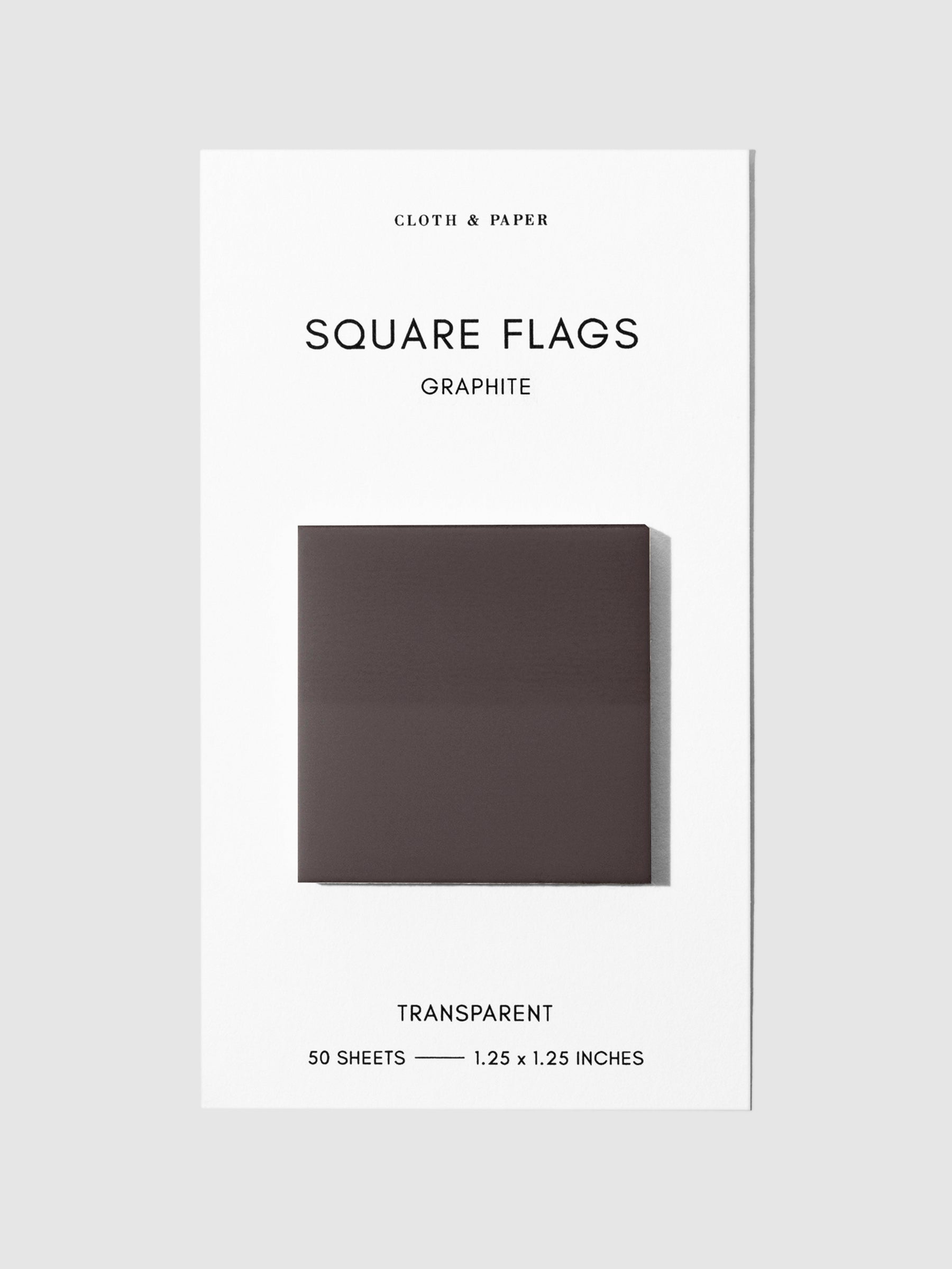 Square Page flag displayed on a neutral background. Color pictured is Graphite.