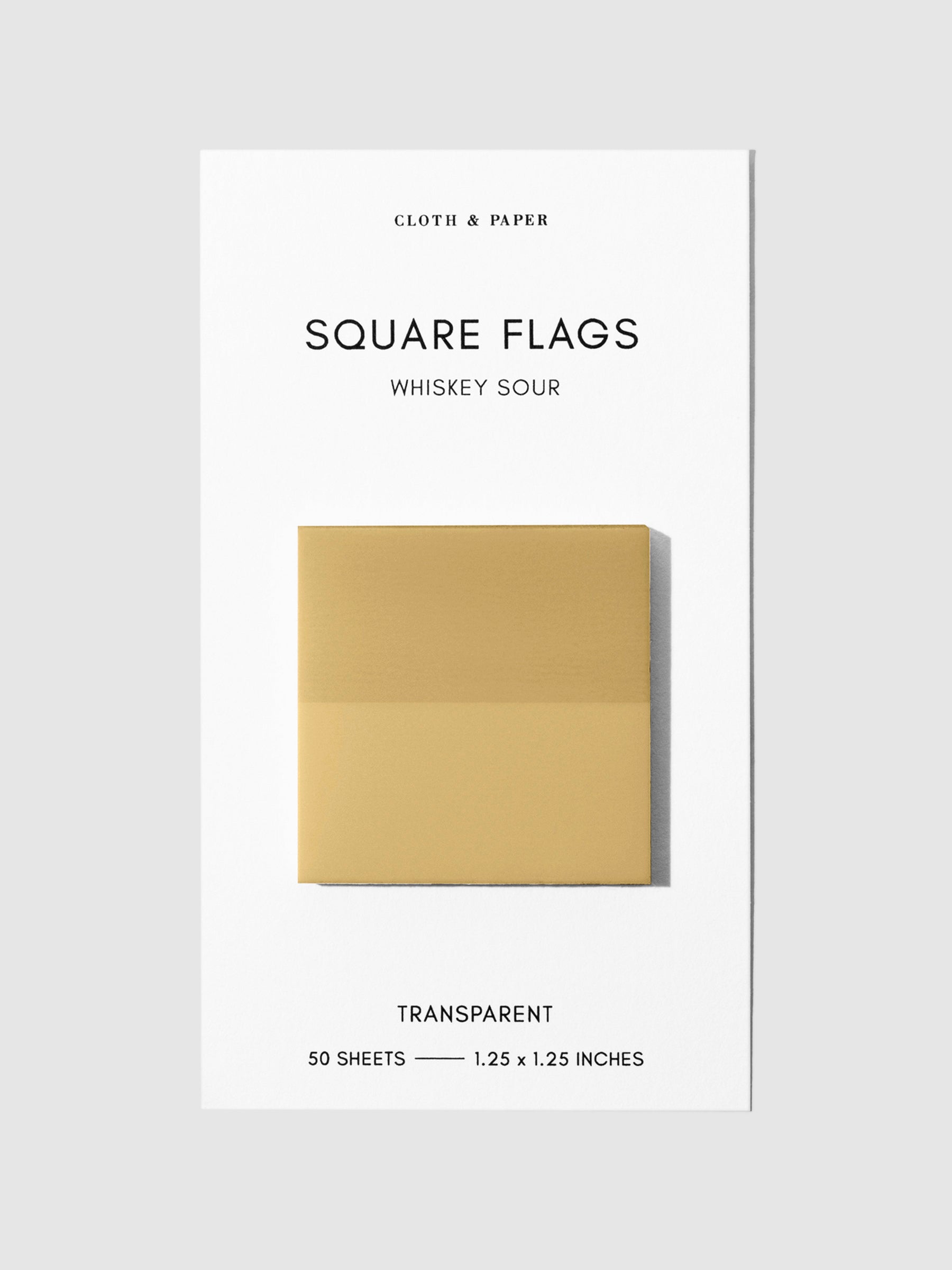 Square Page flag displayed on a neutral background. Color pictured is Whiskey Sour.