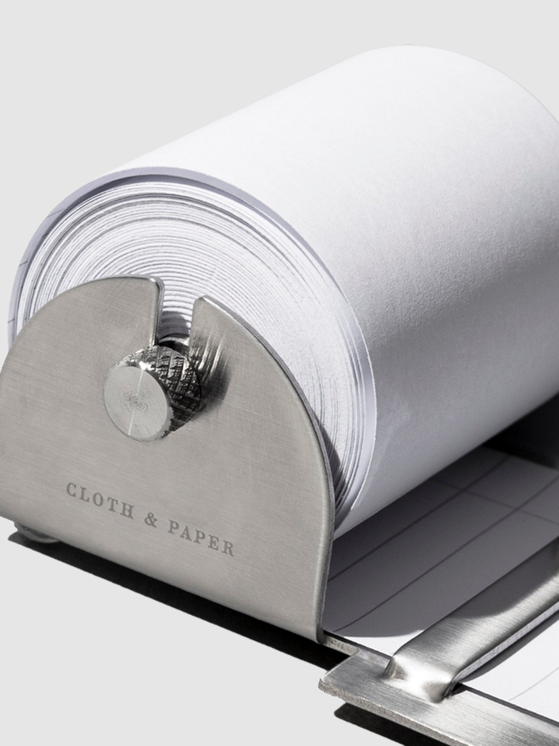 Image shows a close-up of the time block task roll attached to the task roller.