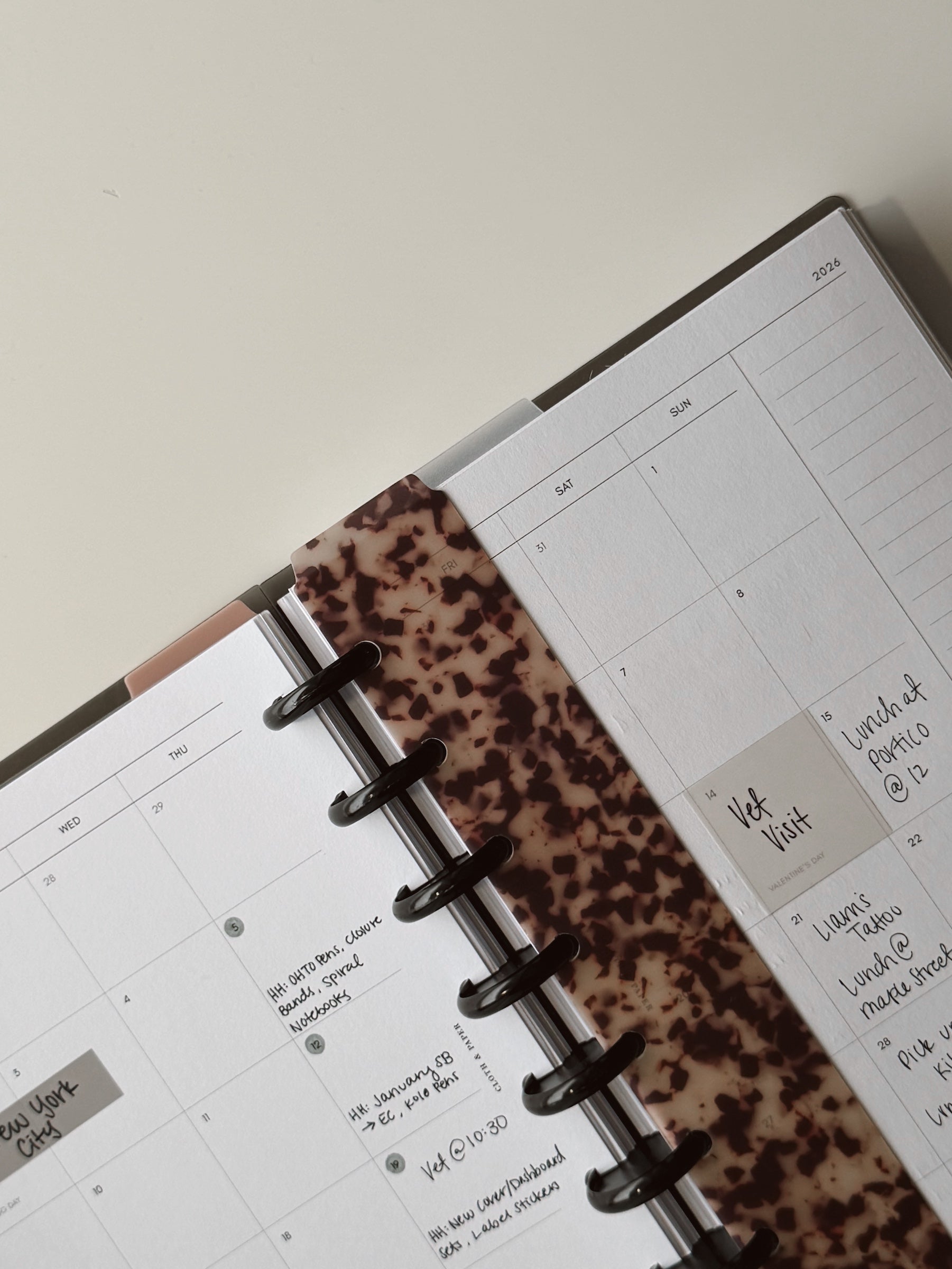 Narrow Page Marker Set Vol. 2 shown in use.