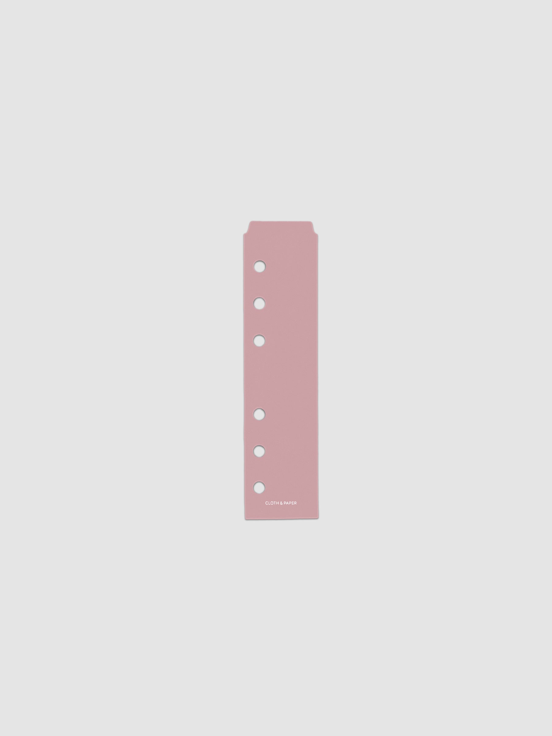Fig Milk (light pink) Narrow Page Marker for A6 planners.