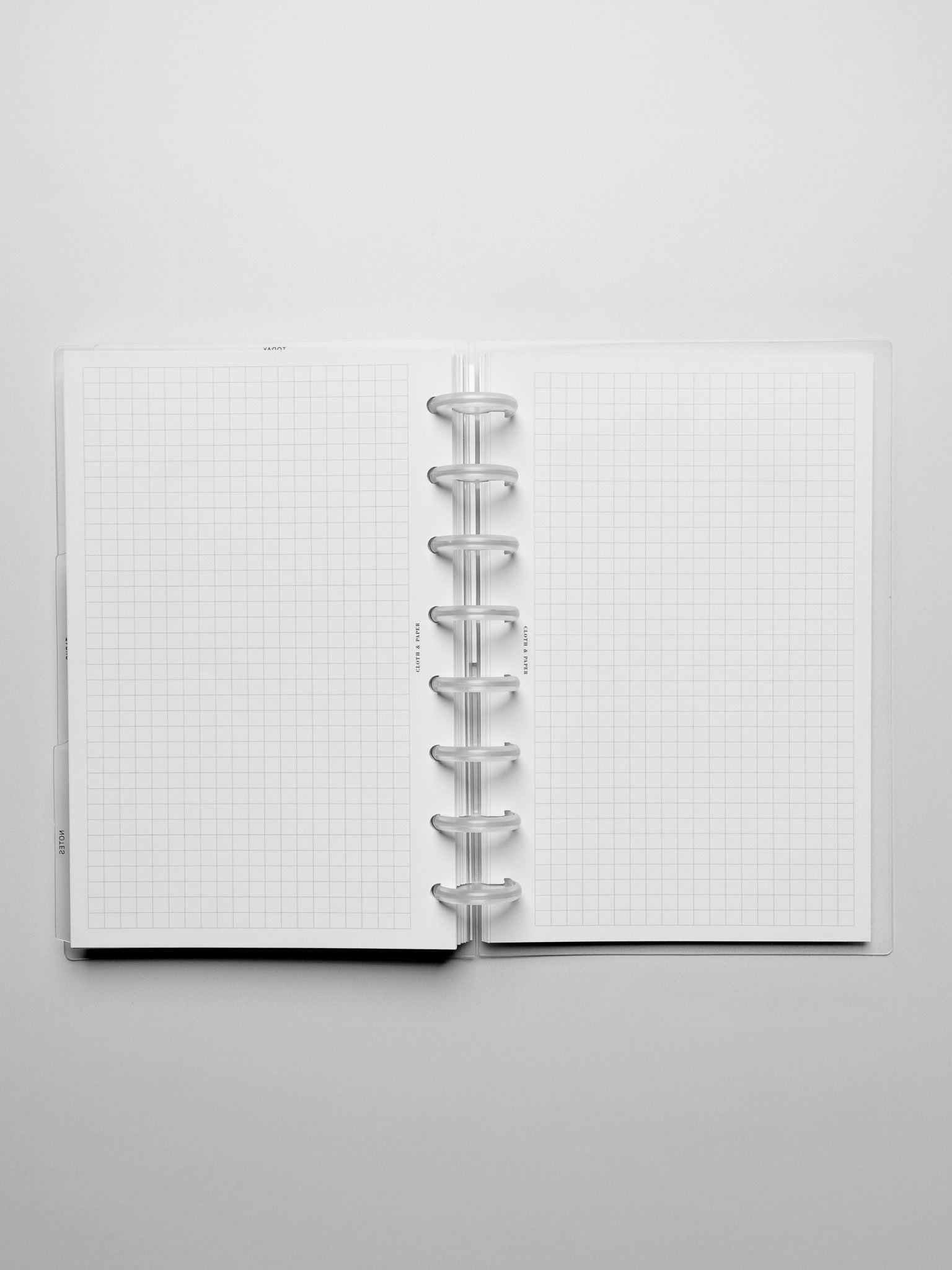Graph Note Planner Inserts in the size Half Letter.