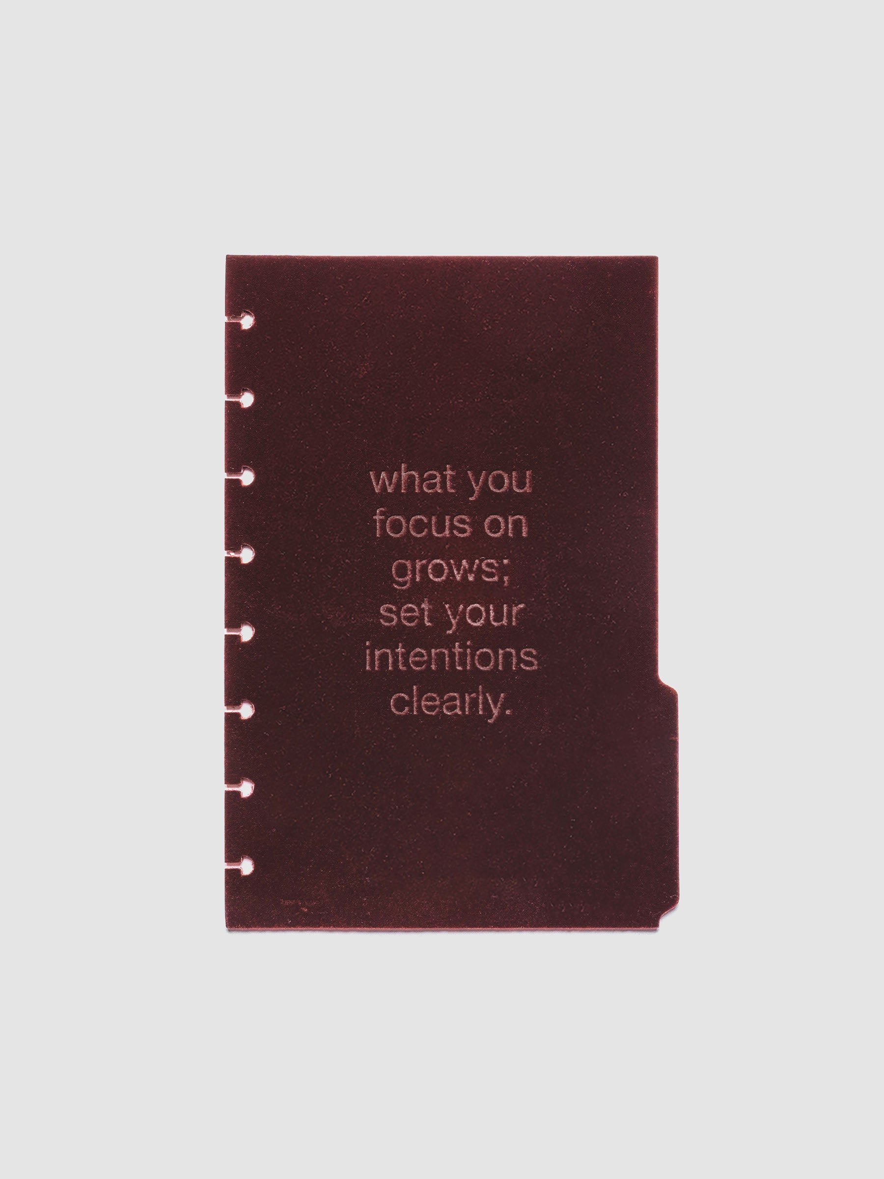 Velvet Side Tab Dividers