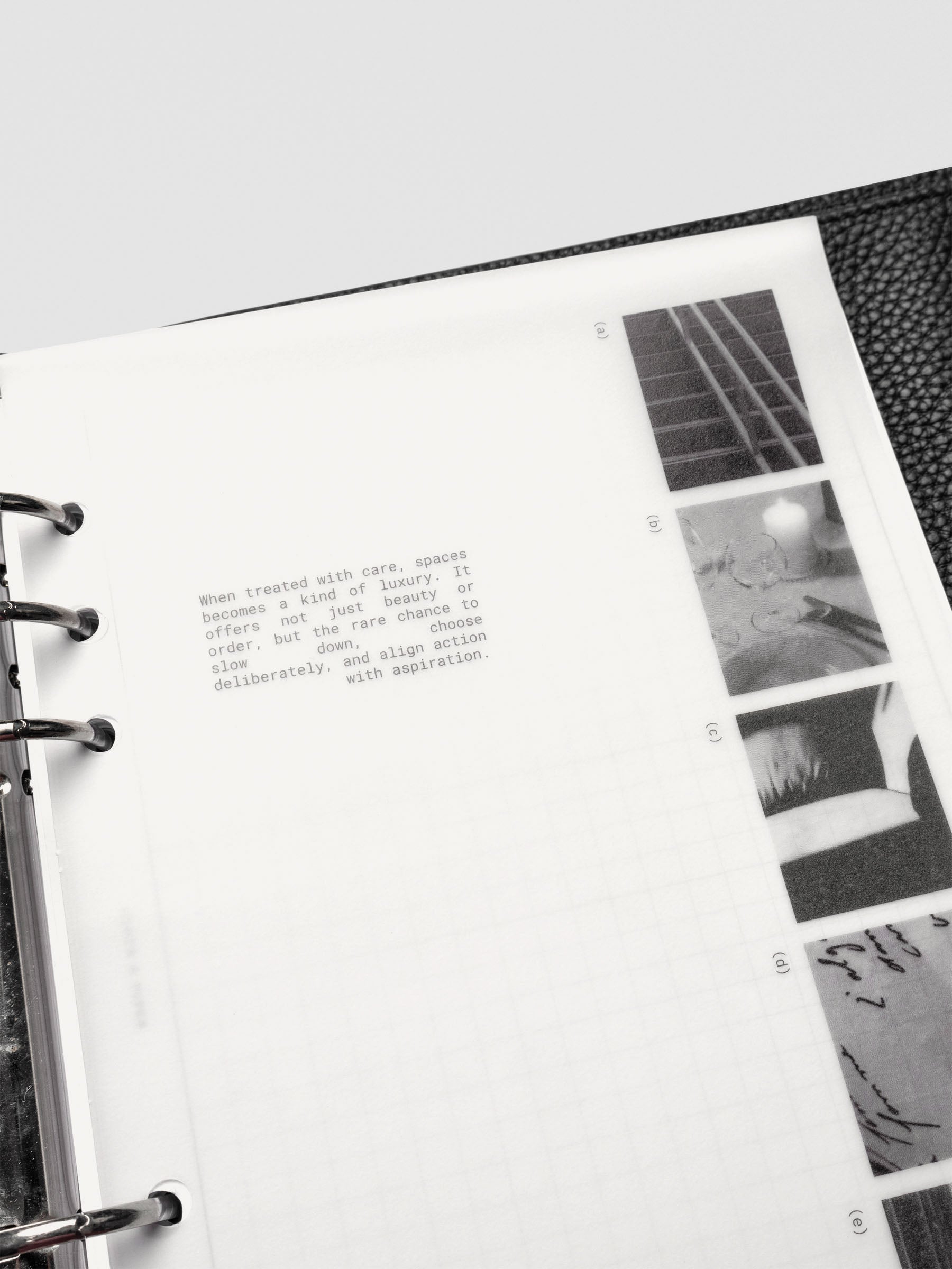 A5 Editorial Vellum Dividers Vol. 2 displayed flat on a neutral surface.