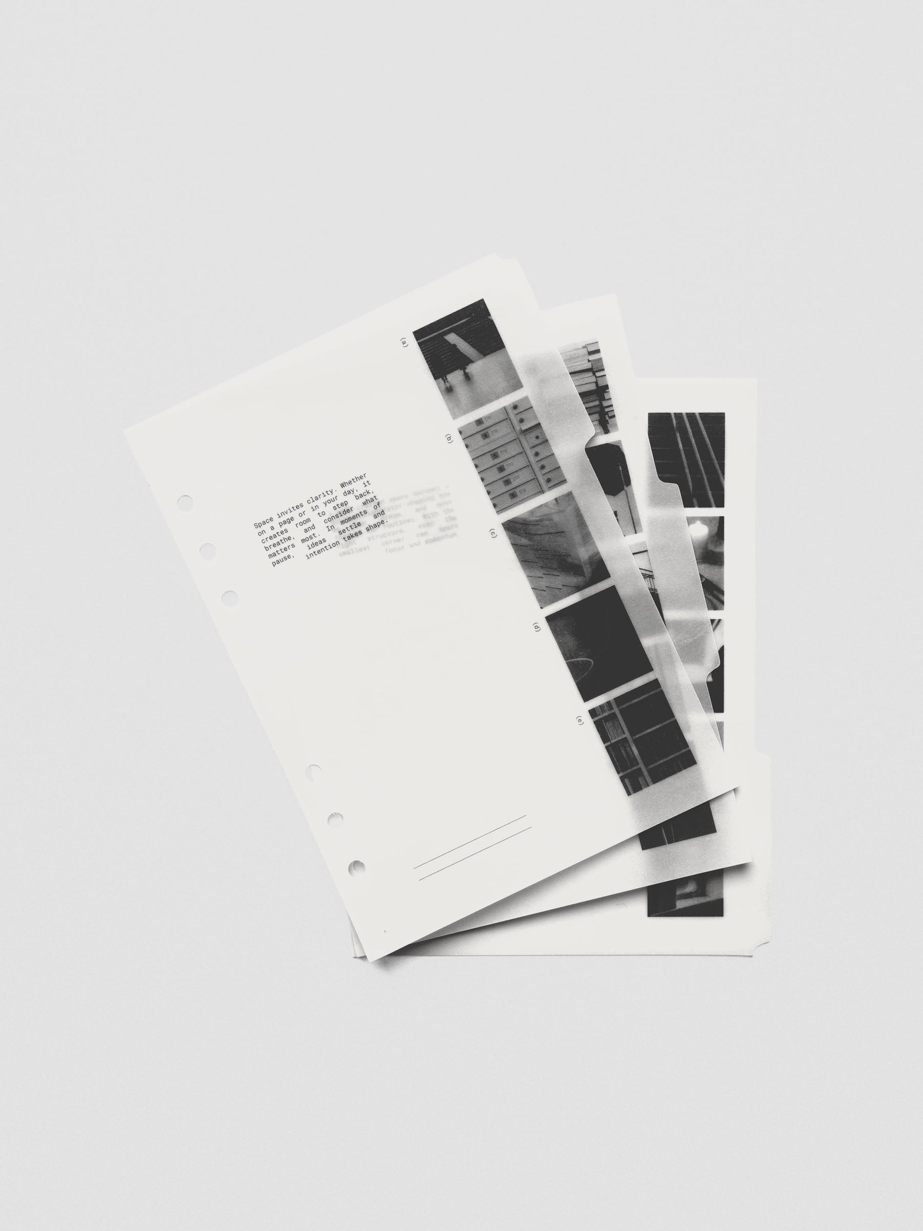 A5 Editorial Vellum Dividers Vol. 2 displayed flat on a neutral background.