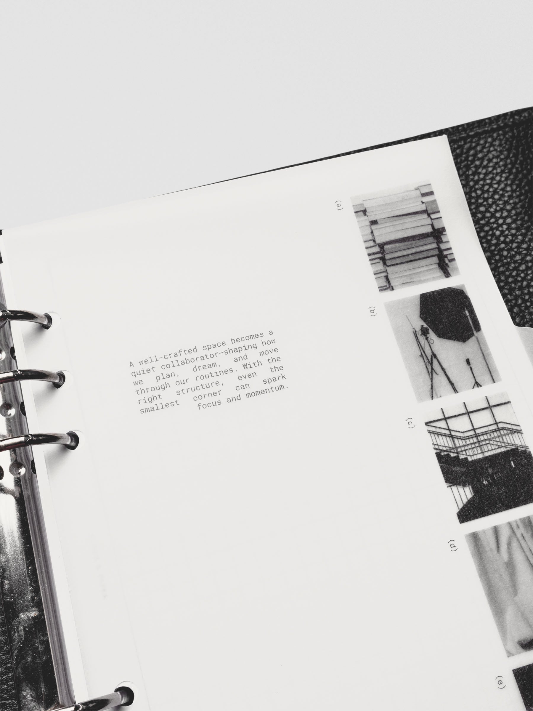 A5 Editorial Vellum Dividers Vol. 2 styled flat with layered planner pages.