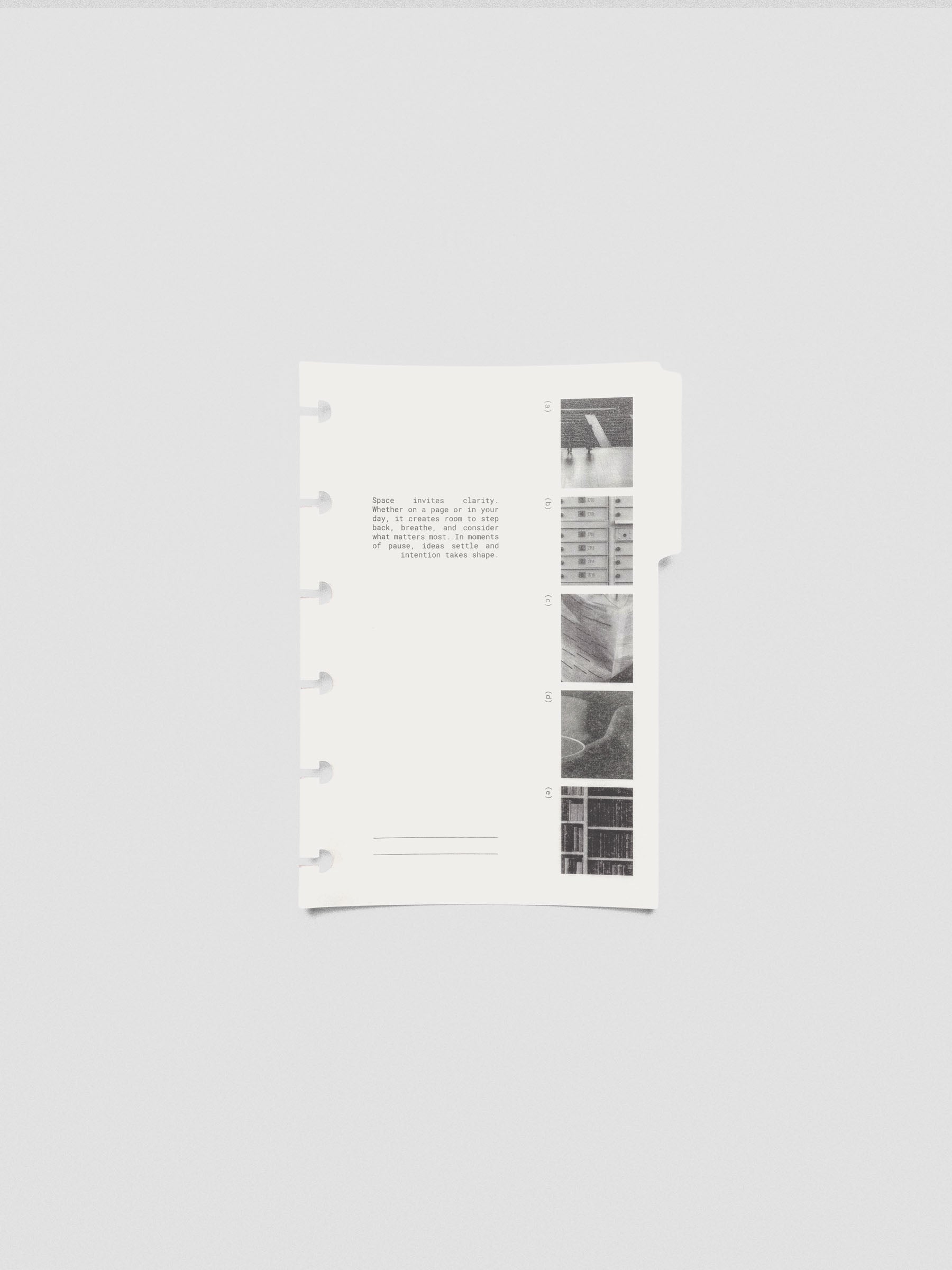 CP Petite Editorial Vellum Dividers Vol. 2 shown inside a planner with translucent layering.