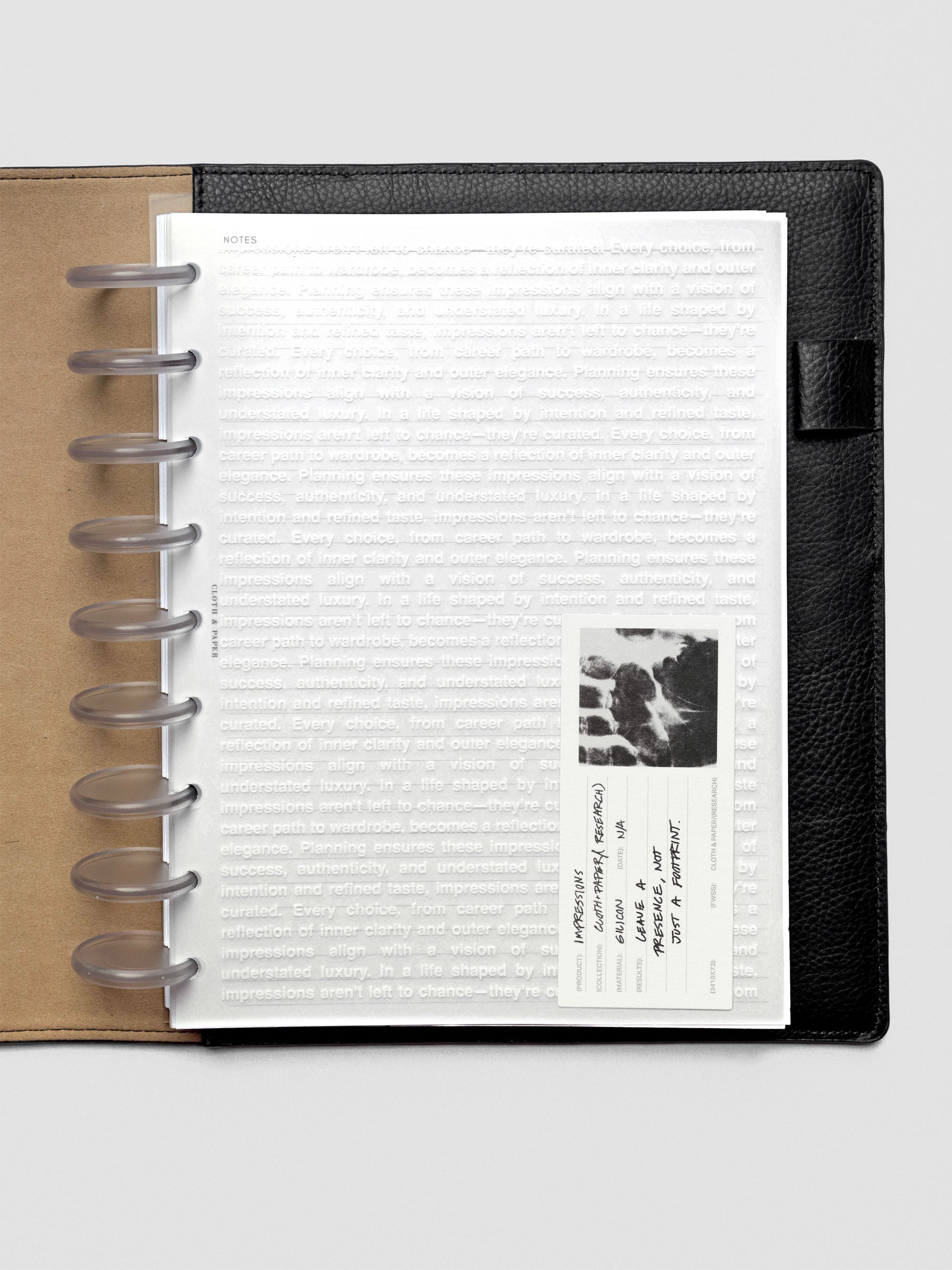 HP Classic Impressions Dashboard styled flat with minimal stationery accents.