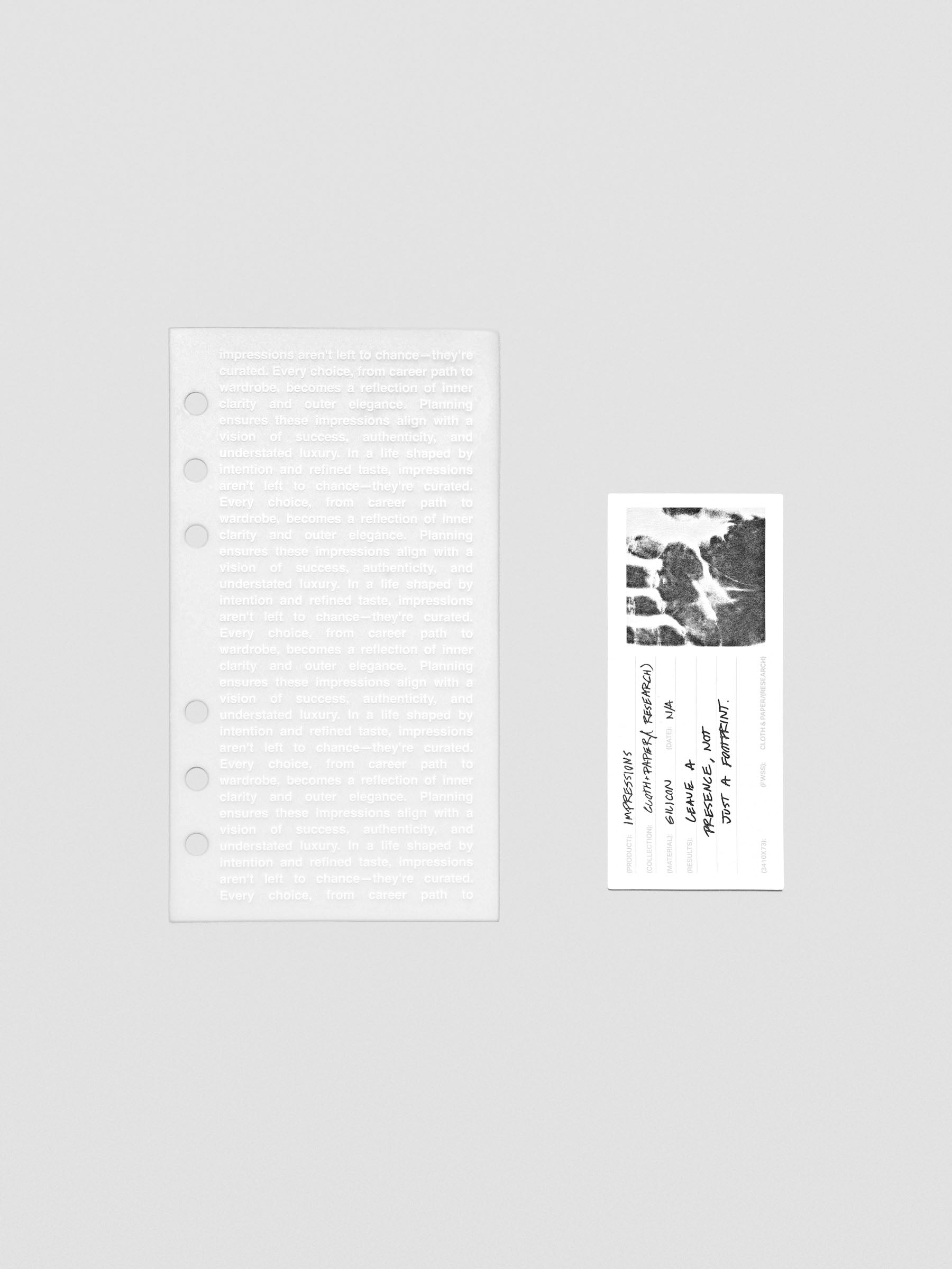 Personal-size Impressions Dashboard shown flat on a neutral background.