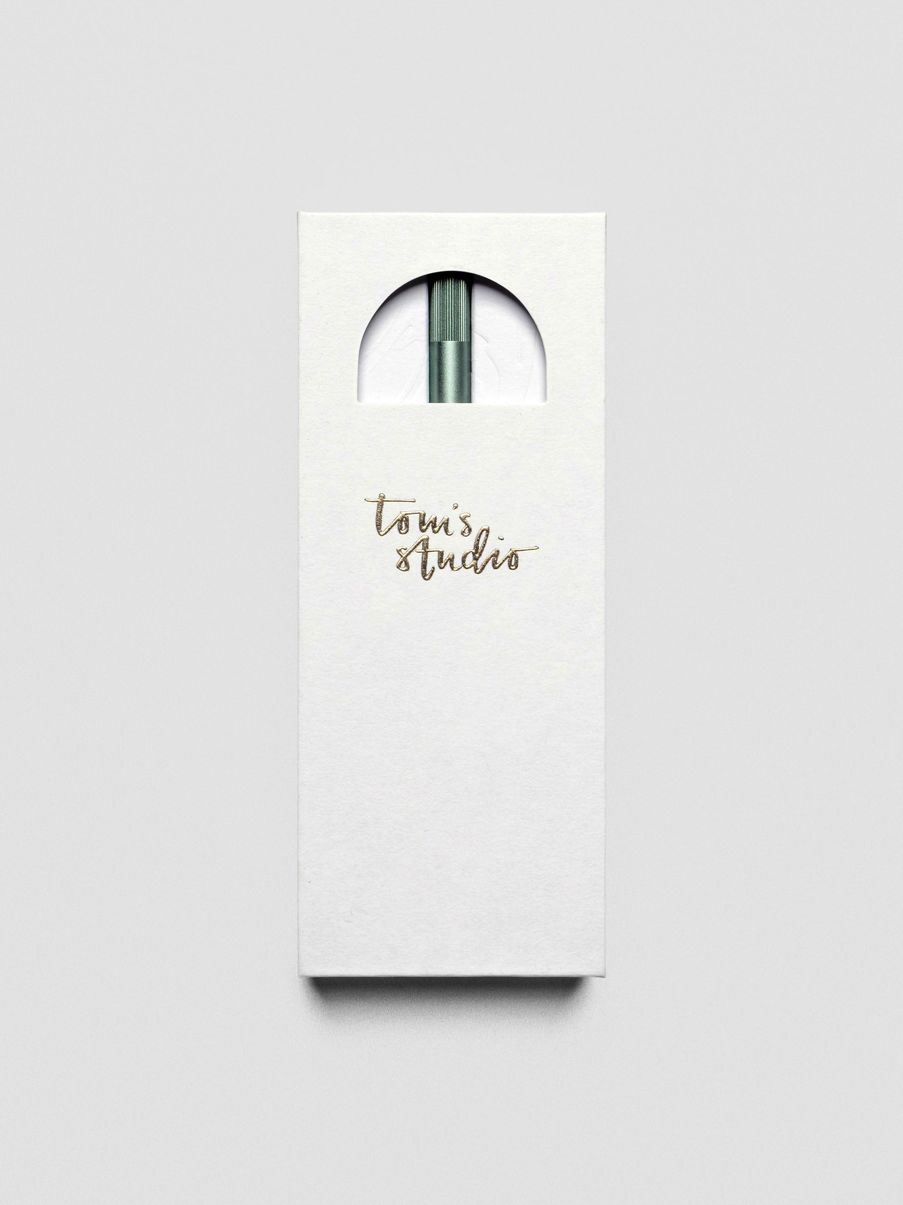Sage Green Lumos Pro Duo Tip Pen Lumos Pro Single Tip Pen, shown in packaging.