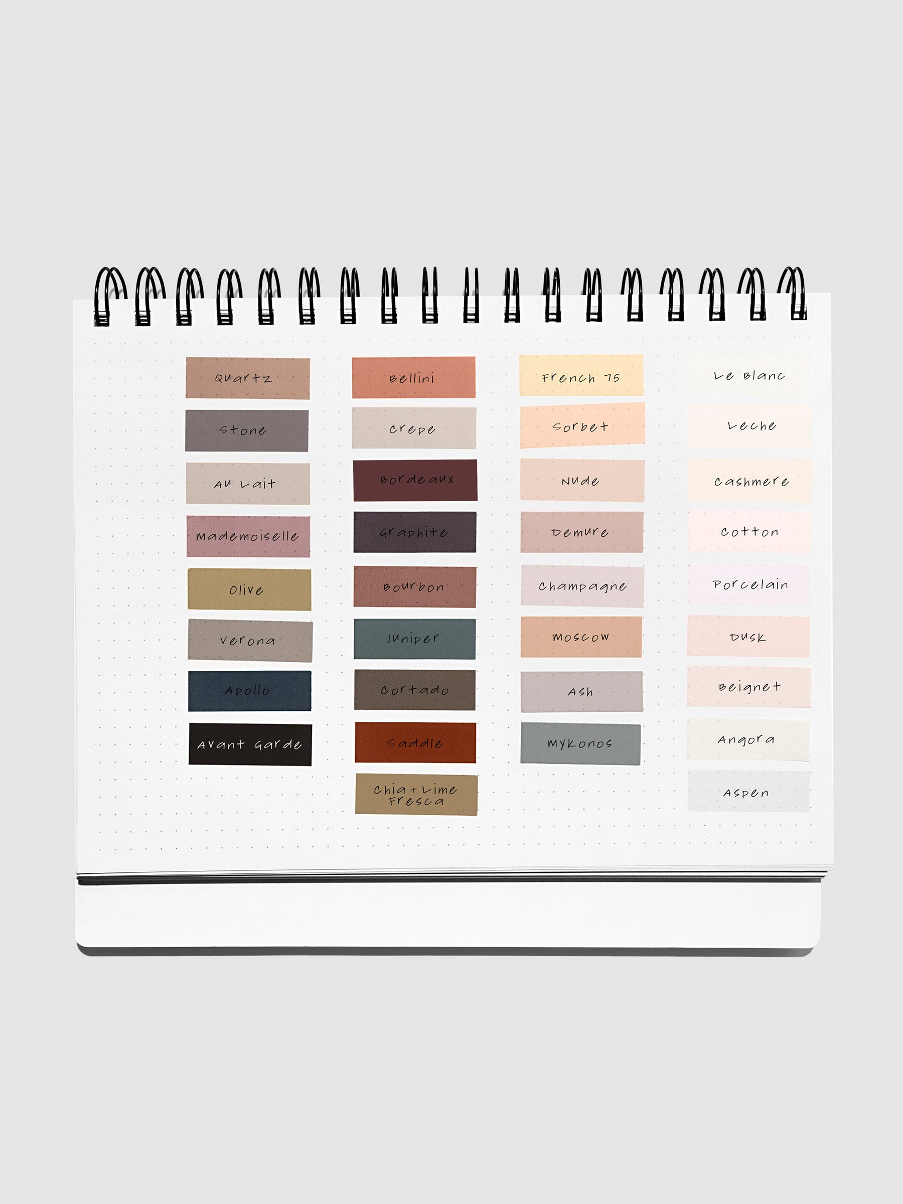 Transparent page flags group shot.