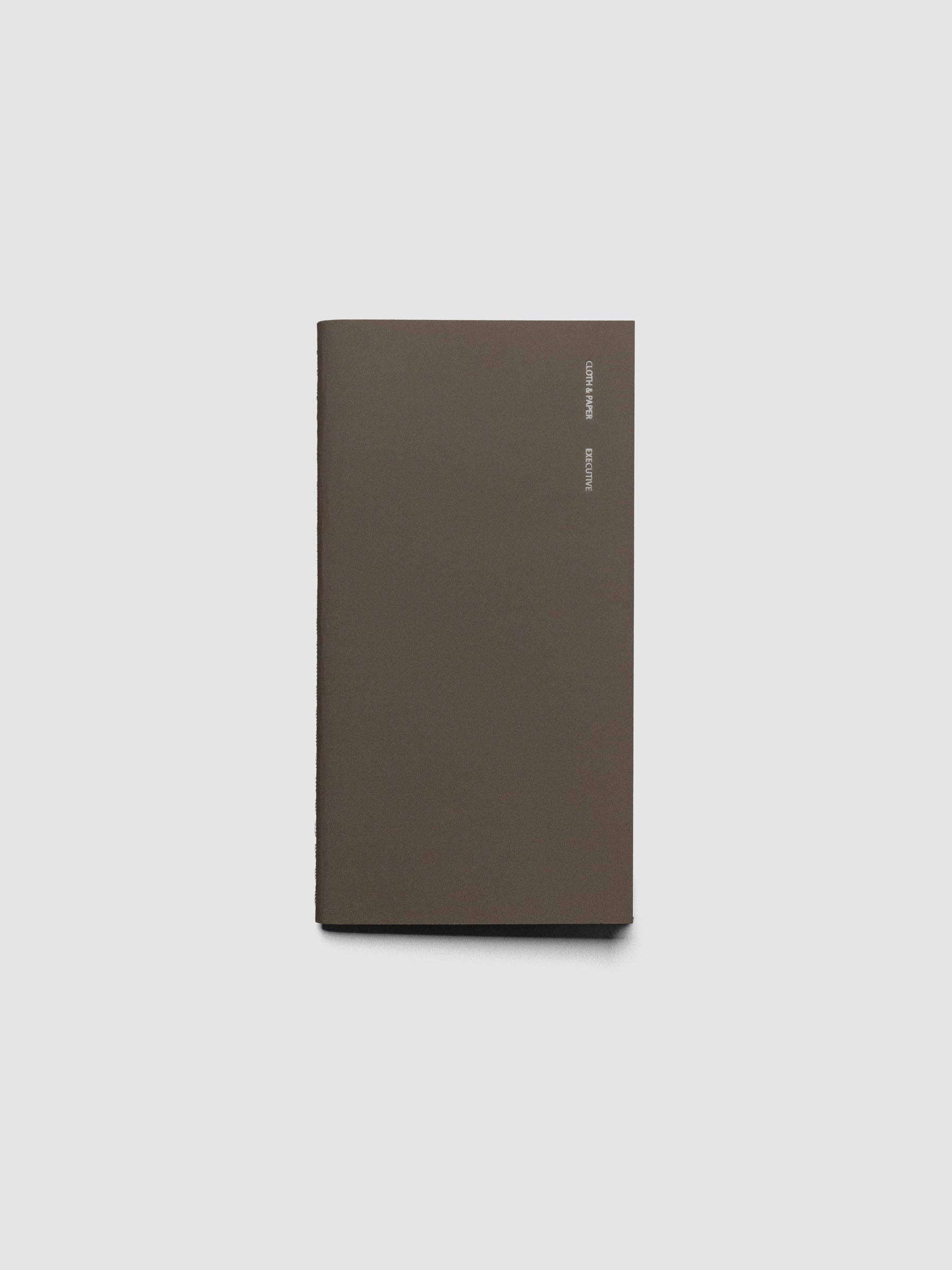 Travel Notebook | Pocket Plus | Cafe Noir | Executive shown closed against a neutral background.