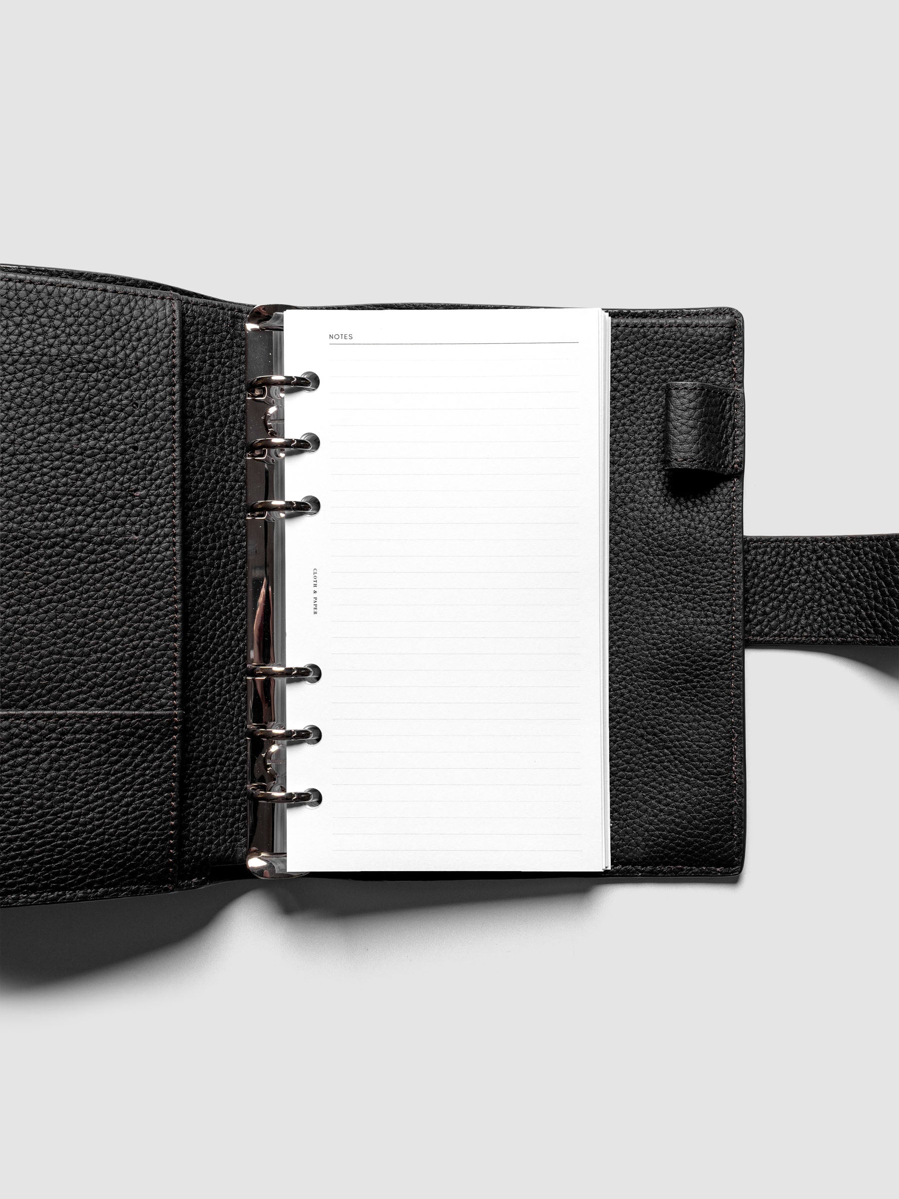 Notes page of the Personal Undated Weekly Notes Planner Inserts shown ringbound.