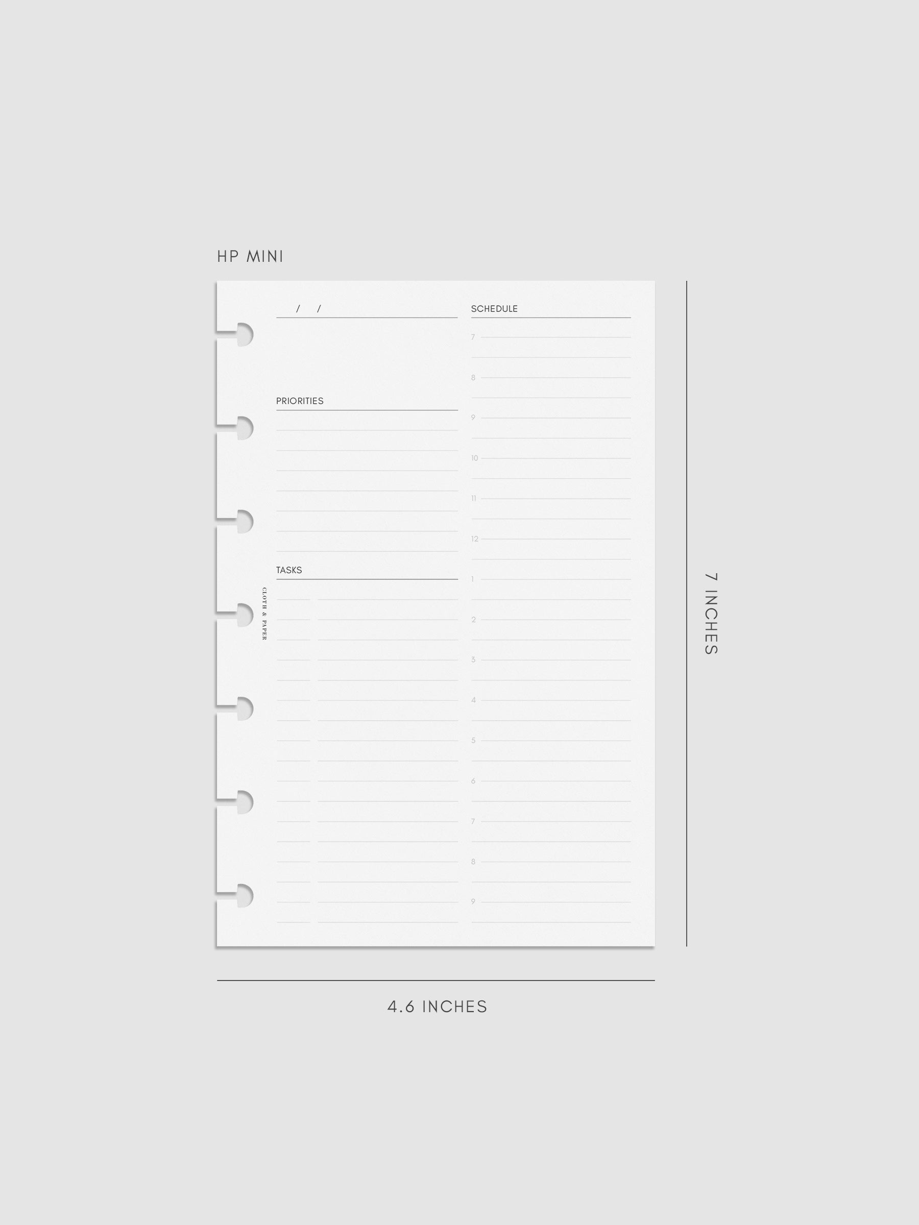 Digital mockup of insert in HP Mini.