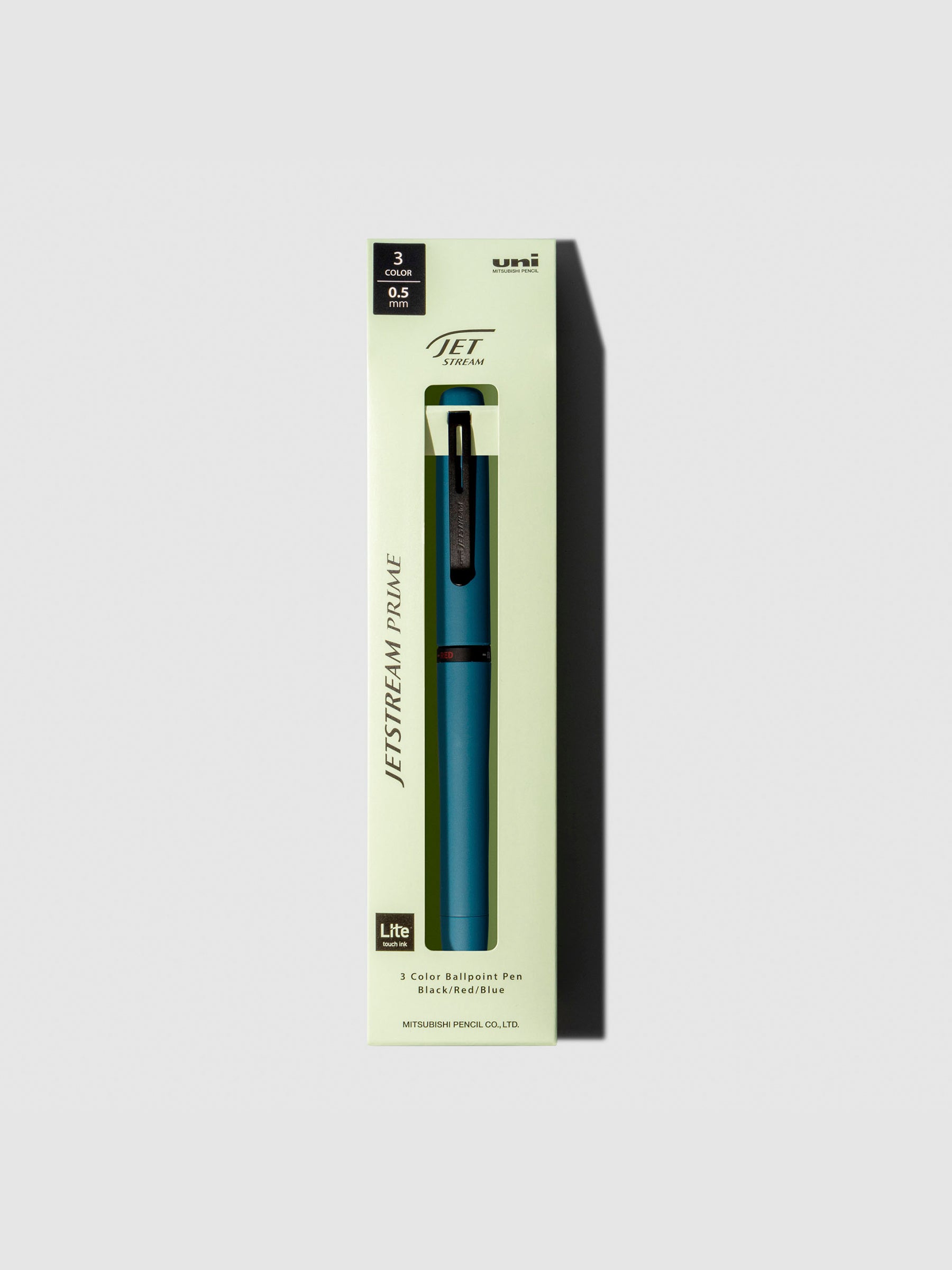 Pen shown in its packaging on a neutral background. Color shown is Ivy Green.