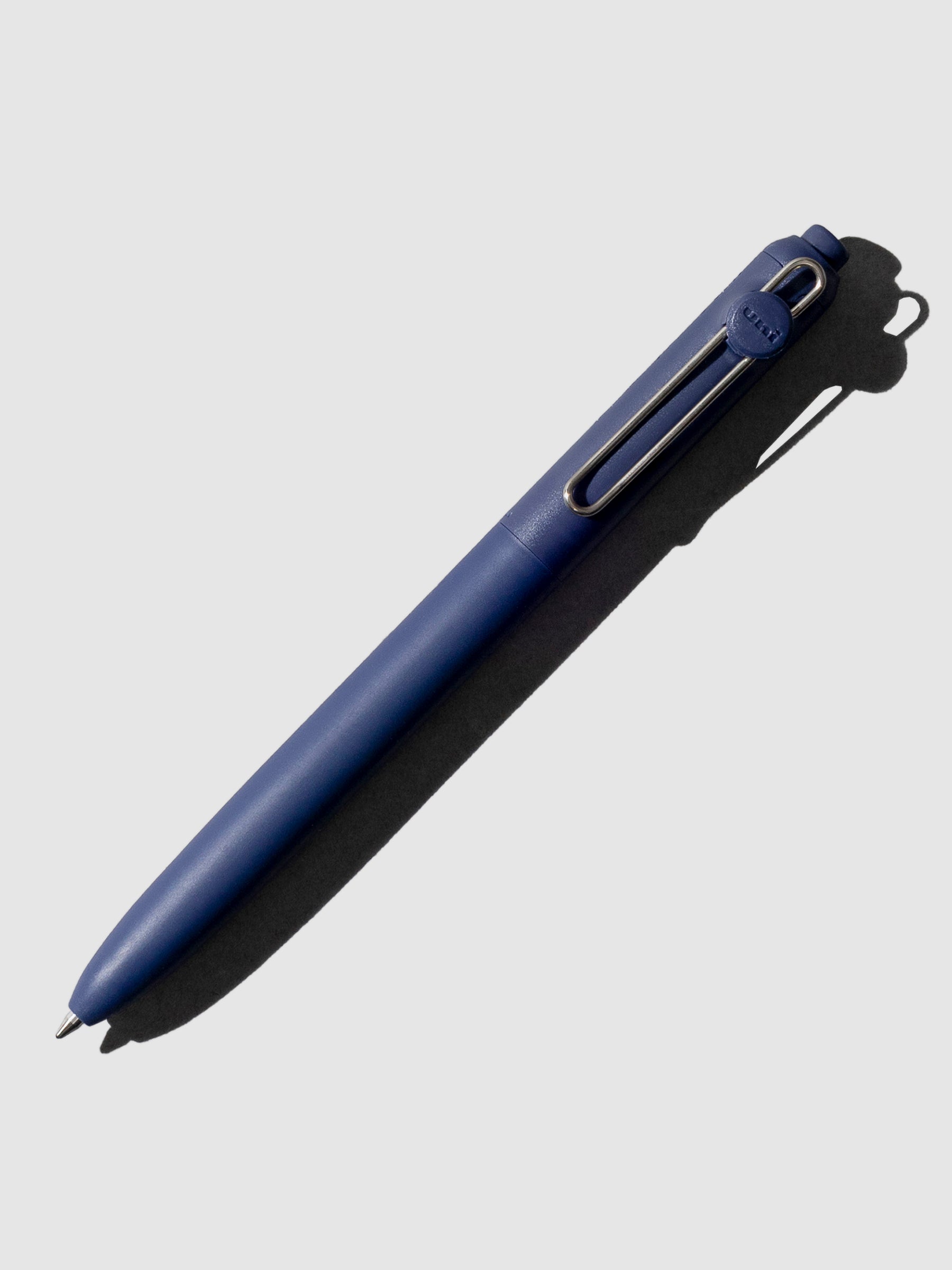 Stylo à Bille Gel Mitsubishi Zento - 0,5 Mm - Couleur Slate Gray - Poignée Caoutchouc Confortable
