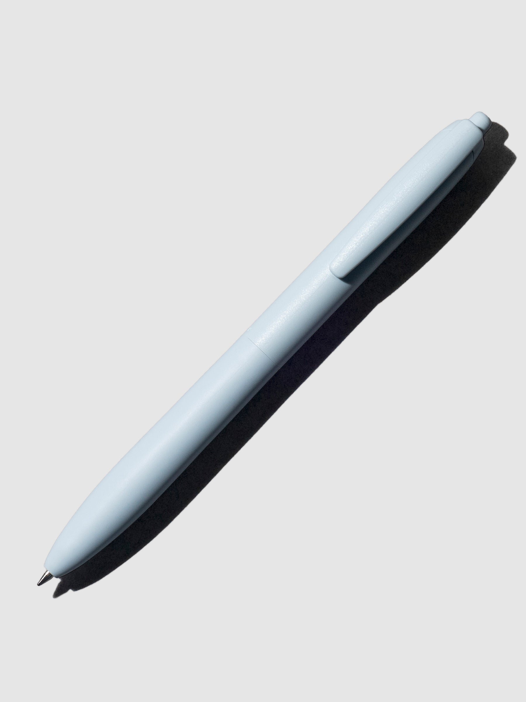 Image shows the Uni-ball Jetstream Lite Touch Gel Pen in Light Blue.
