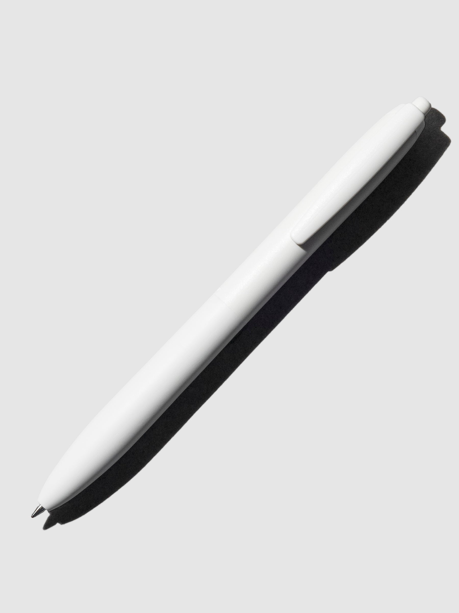 Image shows the Uni-ball Jetstream Lite Touch Gel Pen in Shell White.
