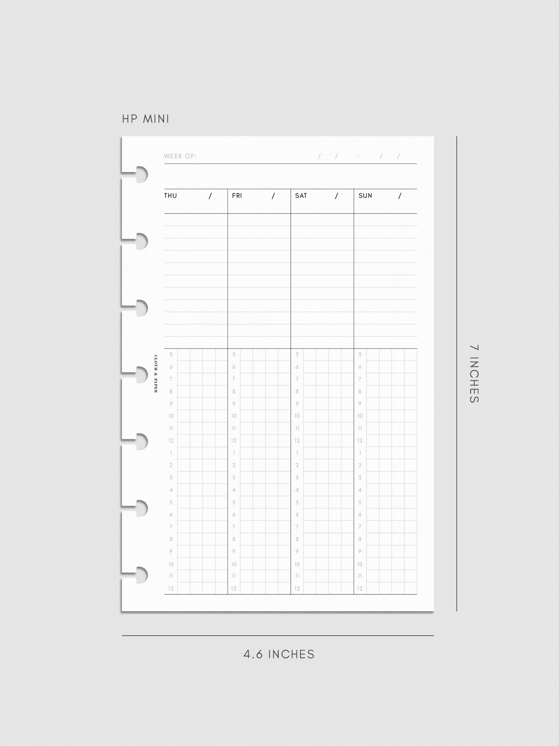 Digital mockup of insert in HP Mini sizing.