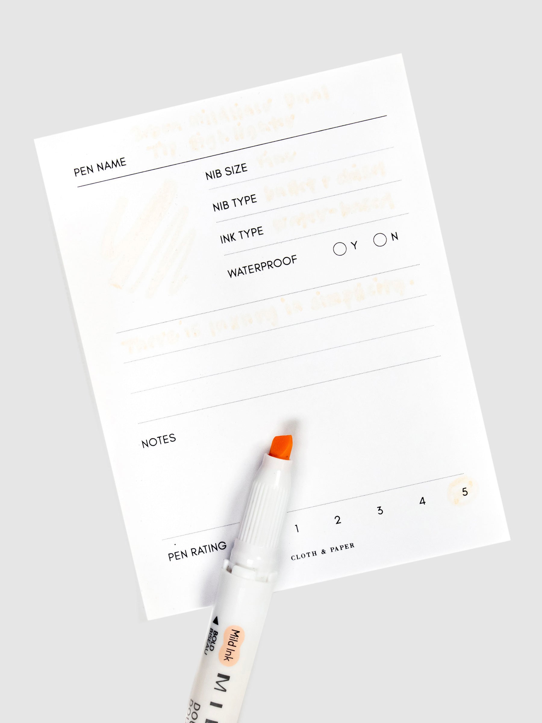 Cream Zebra Mildliner Dual Tip Highlighter