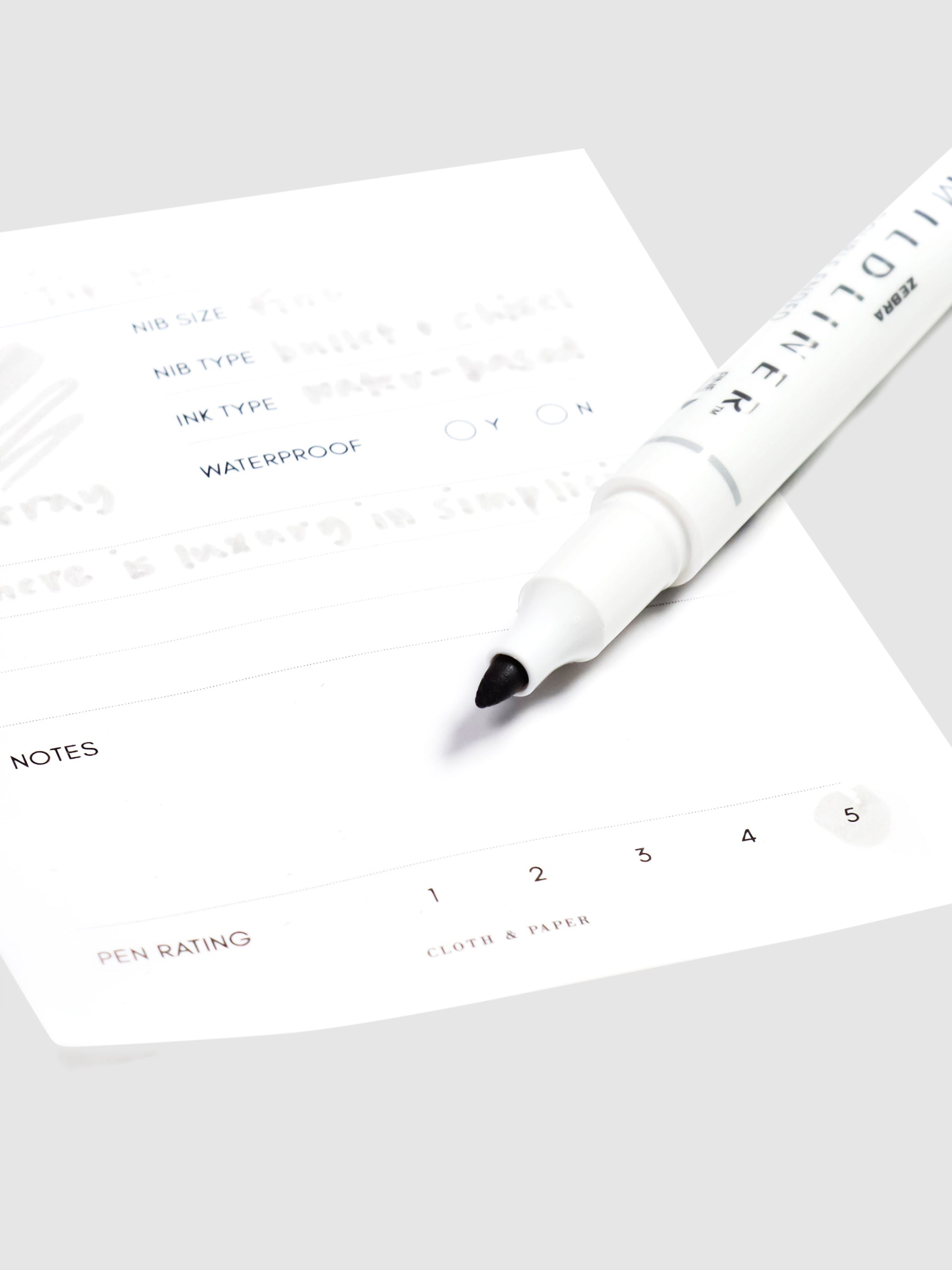 Gray Zebra Mildliner Dual Tip Highlighter