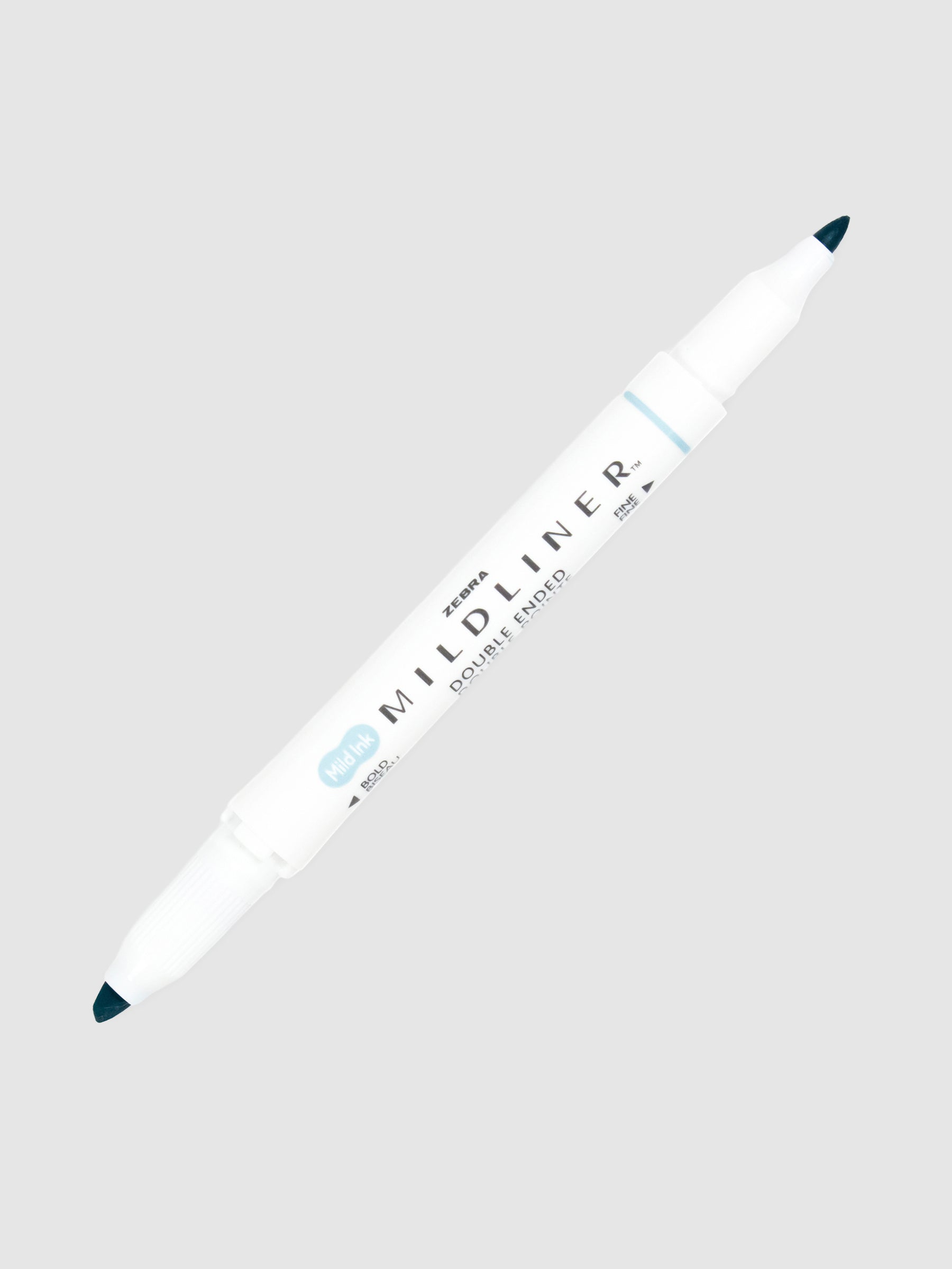 Smoke Blue Zebra Mildliner Dual Tip Highlighter