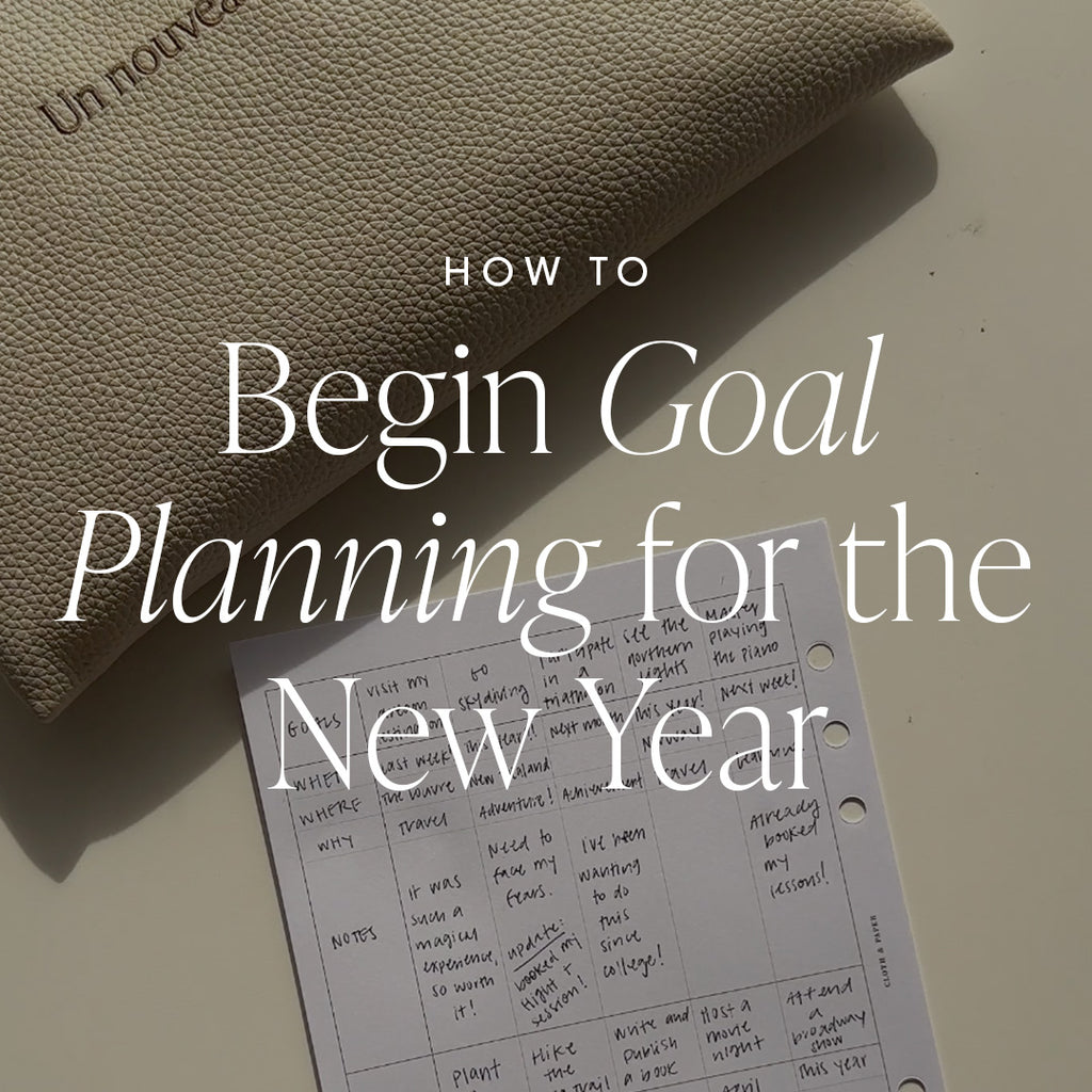 How to Begin Goal Planning for the New Year
