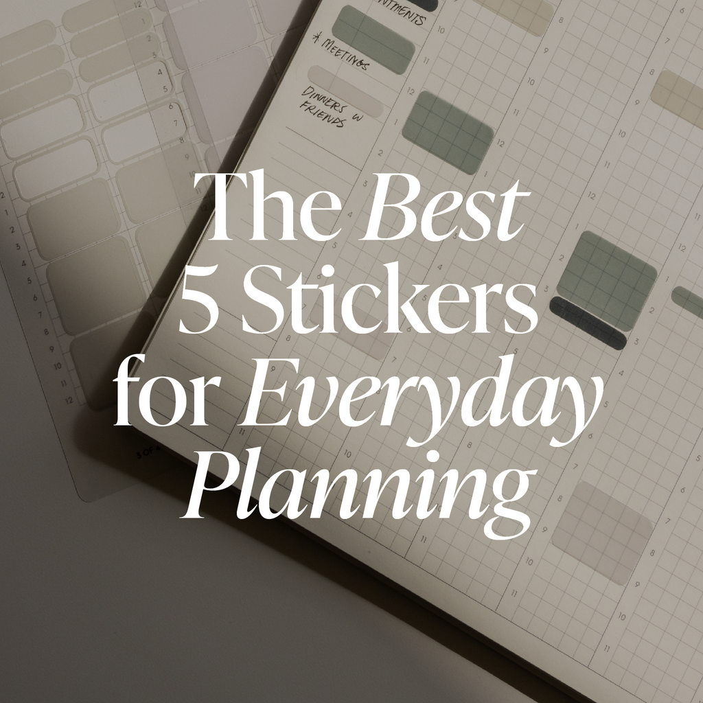 The Best 5 Stickers for Everyday Planning