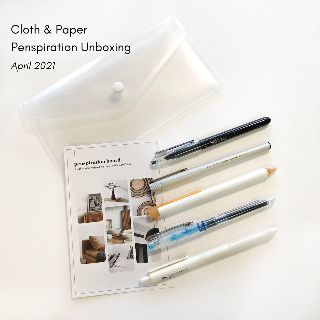 April 2021 | Cloth & Paper Penspiration Unboxing