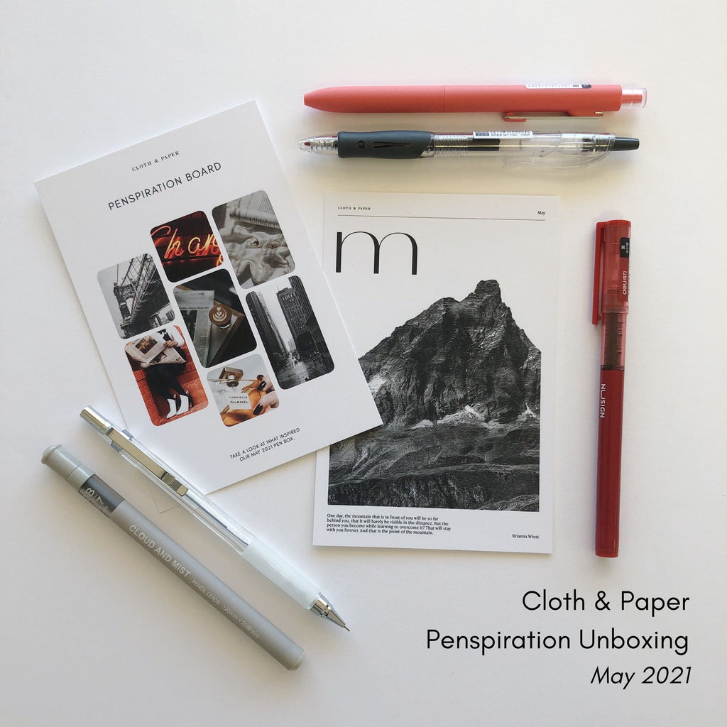 May 2021 Penspiration Unboxing | Cloth & Paper