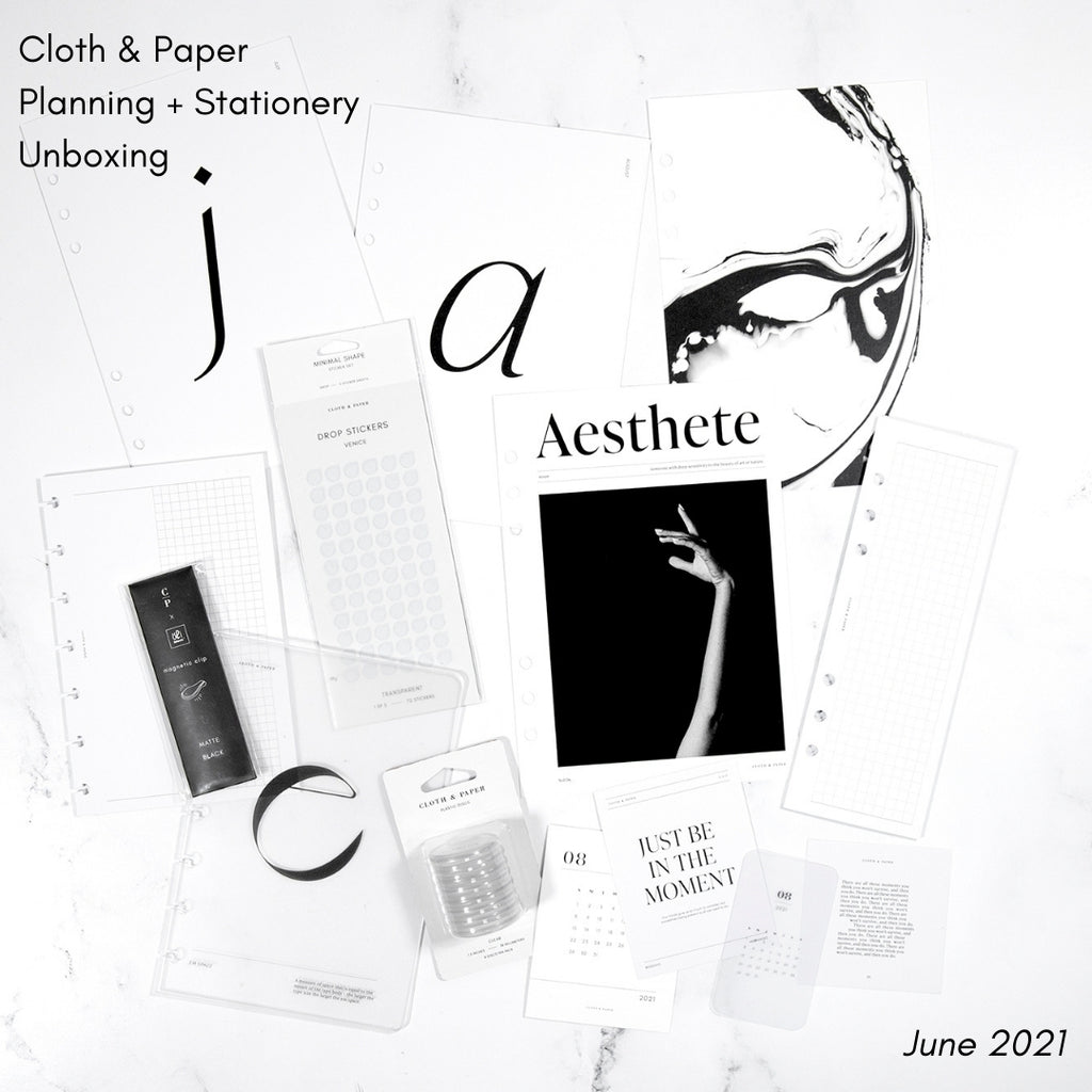 Cloth & Paper Planning + Stationery Unboxing | June 2021 | Cloth & Paper