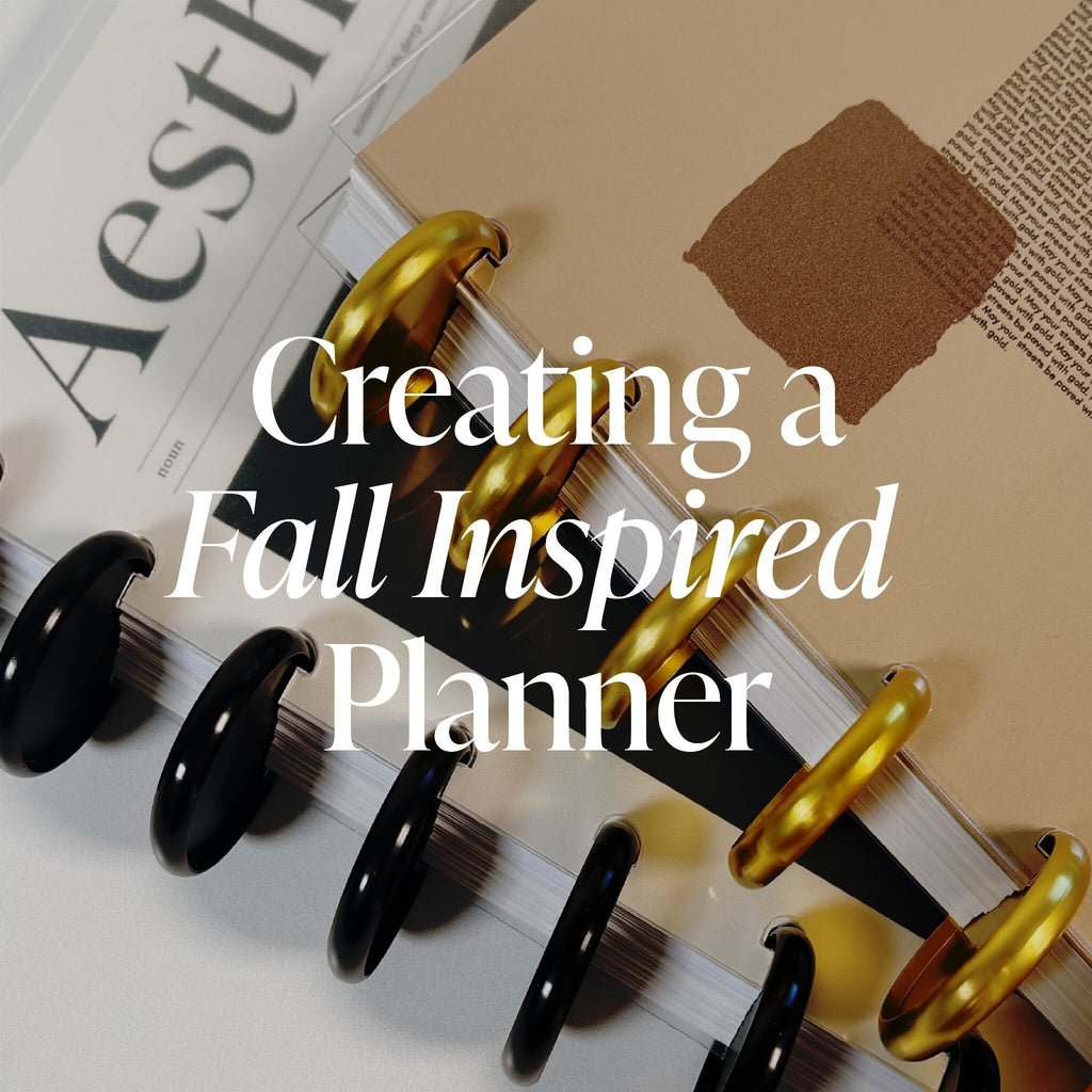 Creating a Fall Inspired Planner