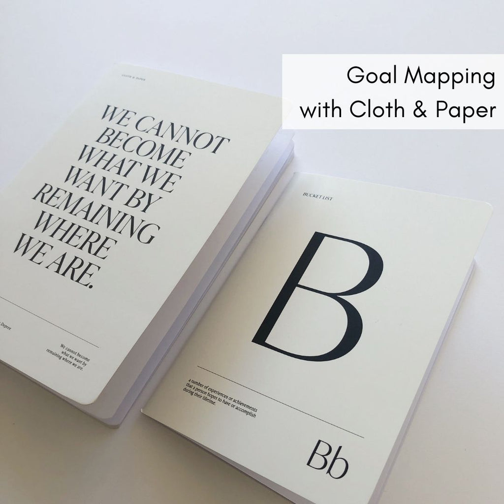 Goal Mapping with Cloth & Paper | Short Term Goal Planning