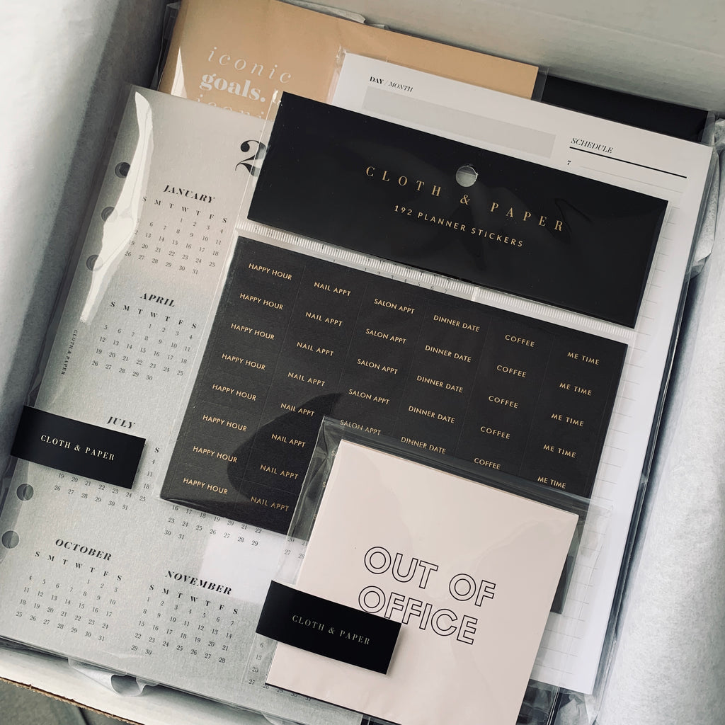 JULY 2019 | CLOTH & PAPER PLANNER + STATIONERY BOX UNBOXING