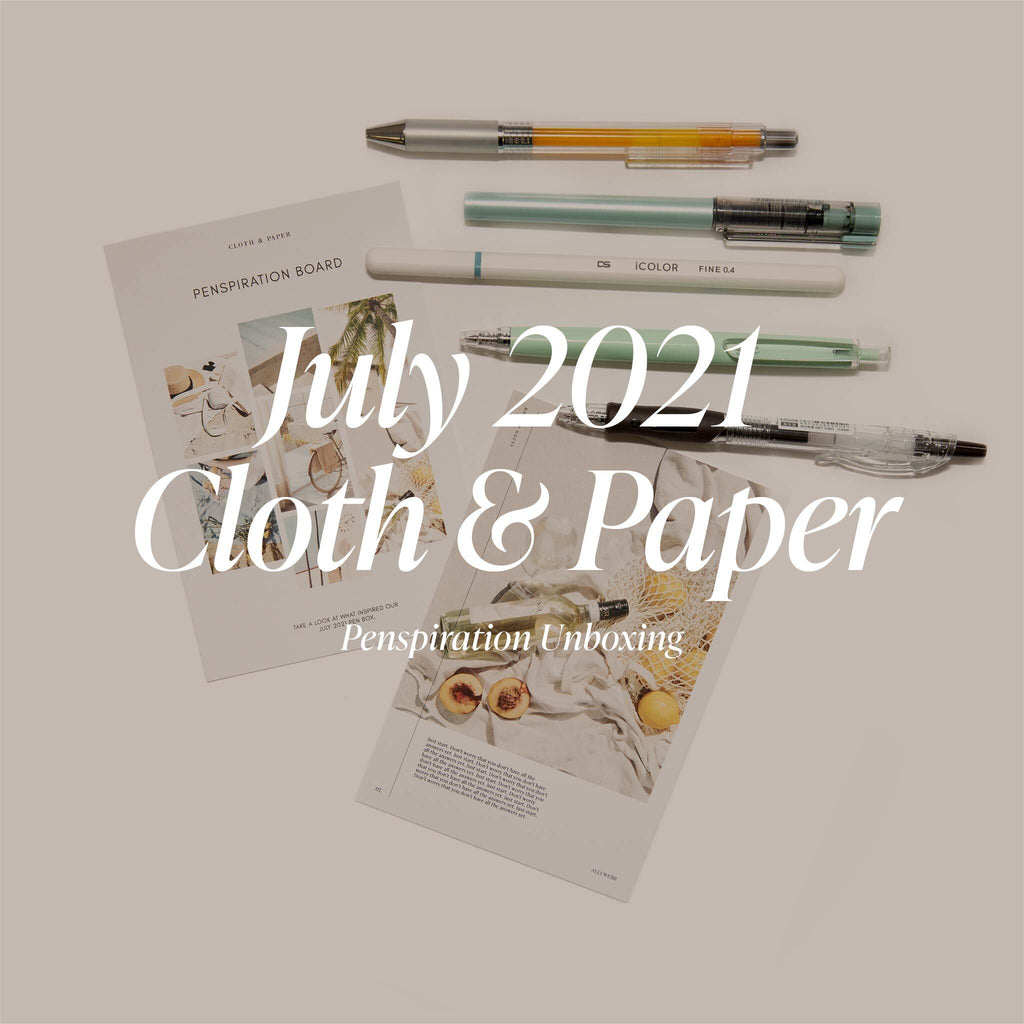July 2021 Cloth & Paper Penspiration Unboxing