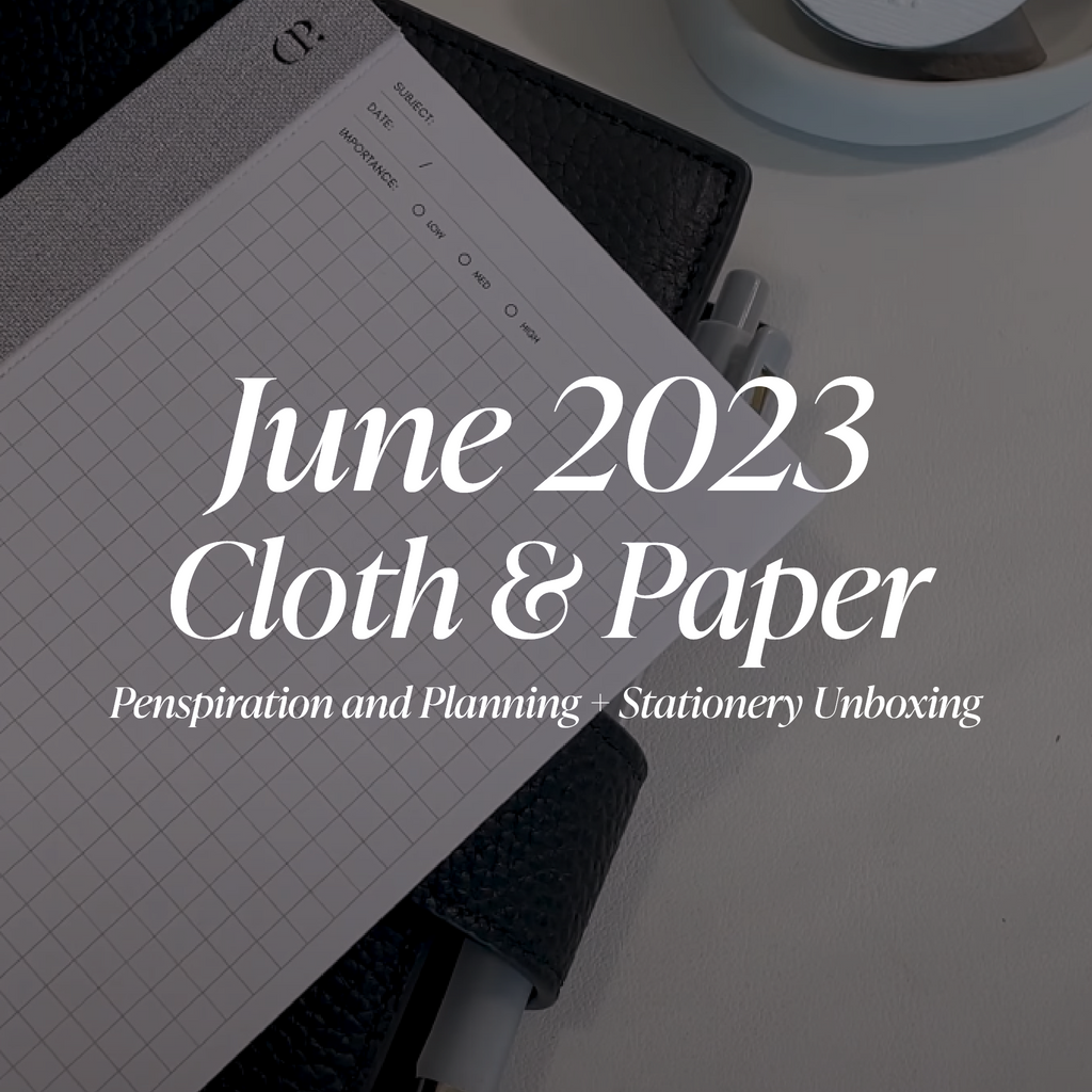 June 2023 Penspiration and Planning + Stationery Unboxing Blog