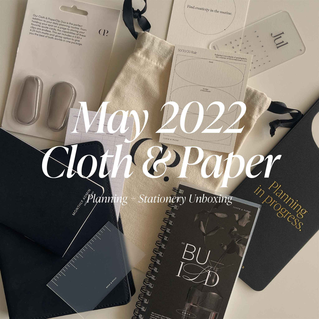 May 2022 Planning + Stationery Box Unboxing