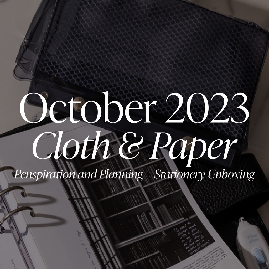 October 2023 Penspiration, Planning + Stationery Unboxing and How To
