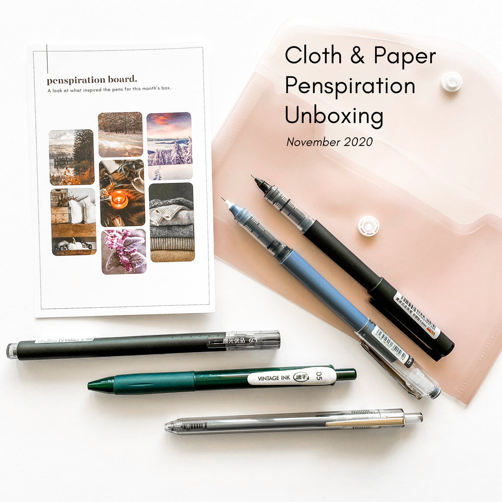 November 2020 | Cloth & Paper Penspiration Unboxing